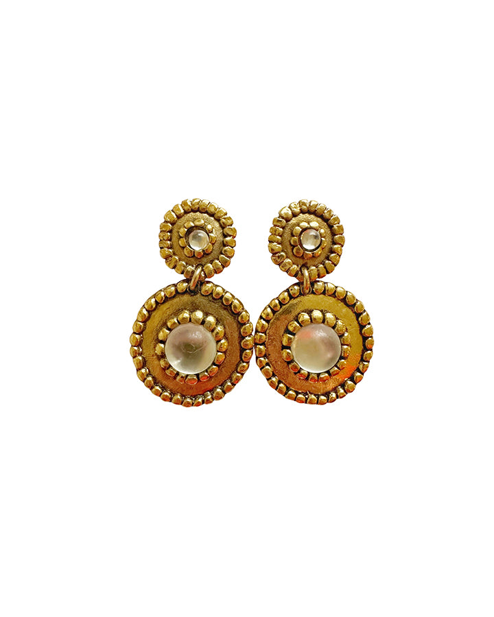 Boucles d'oreilles clips perles