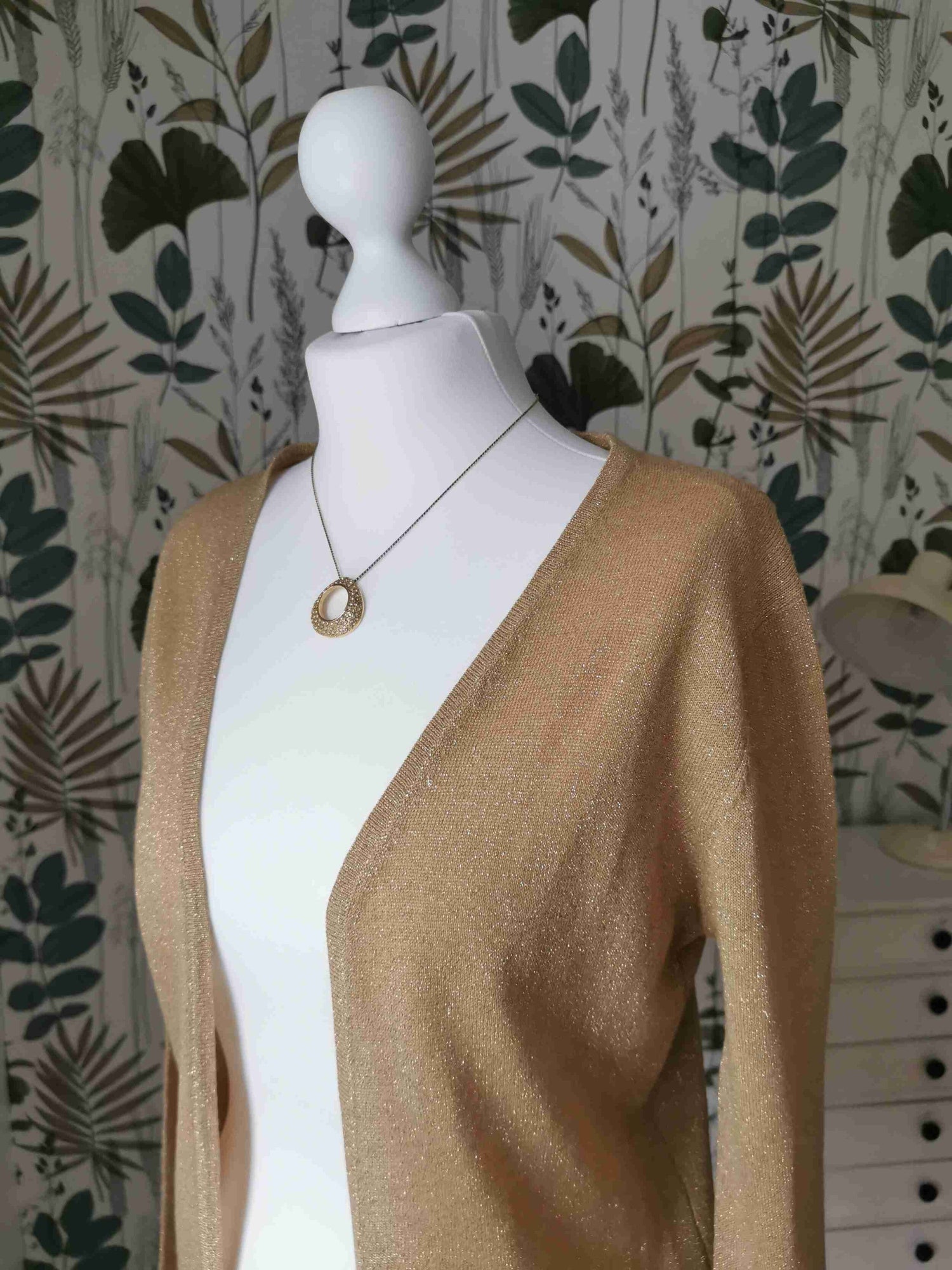 Lurex cardigan