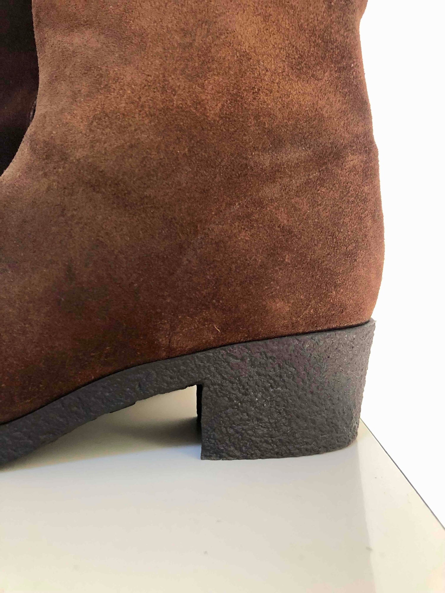 Suede ankle boots