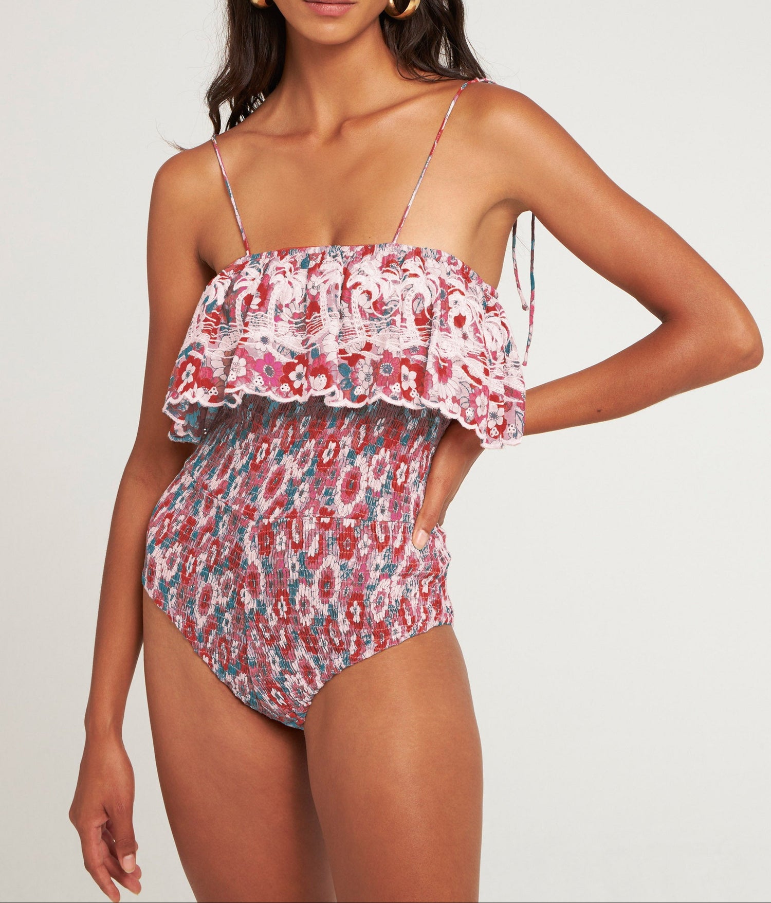 body imprimé fleurs