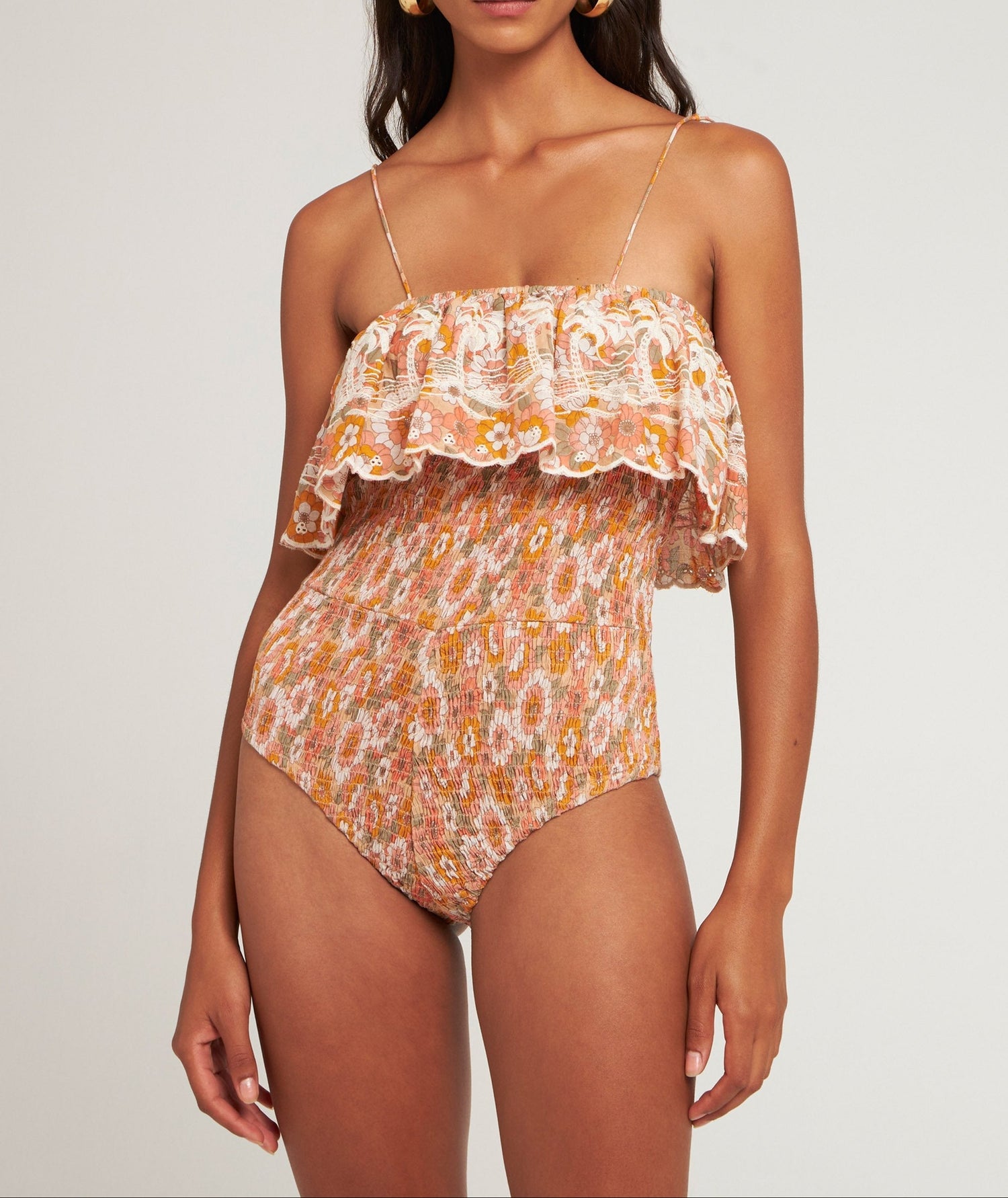 body imprimé fleurs