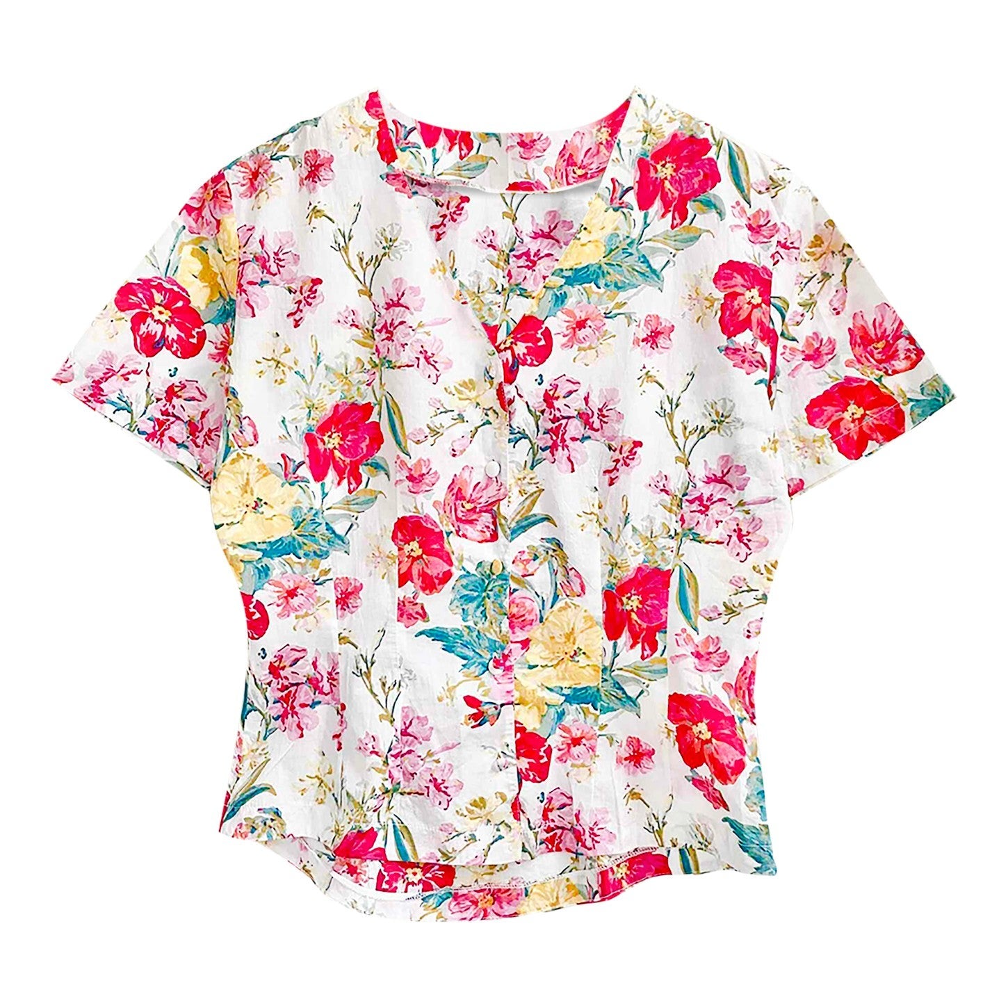 Blouse à fleurs