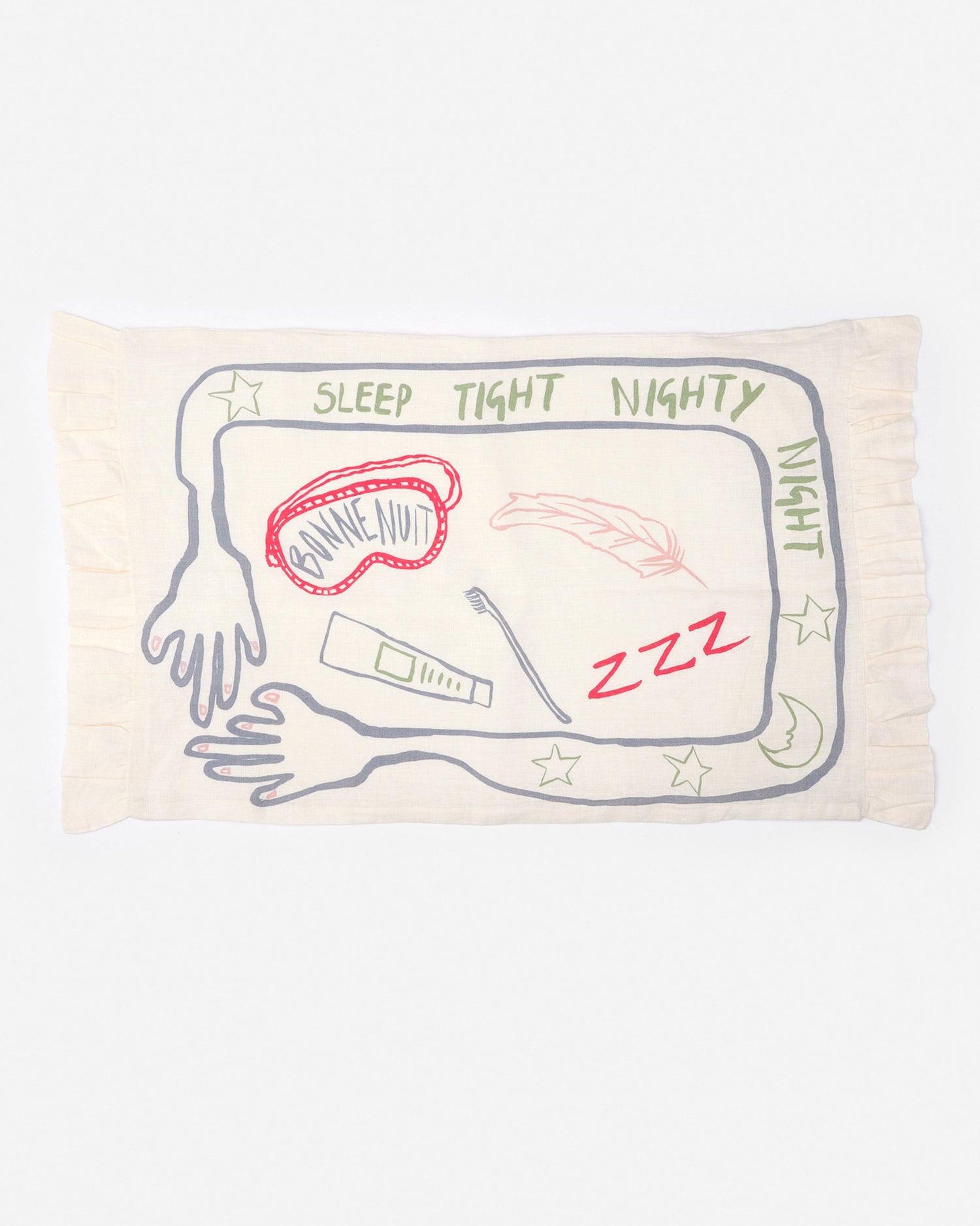 Bonne Nuit Pillow Slip