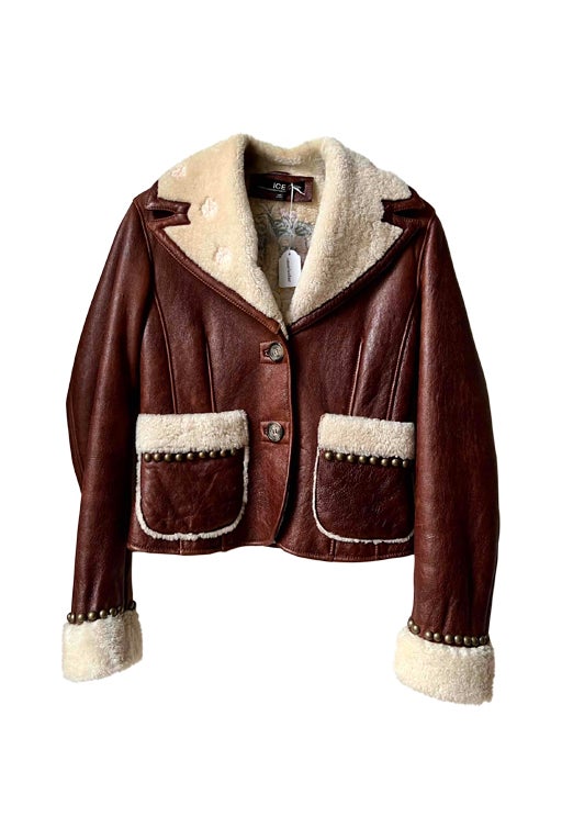 Peau lainée en cuir