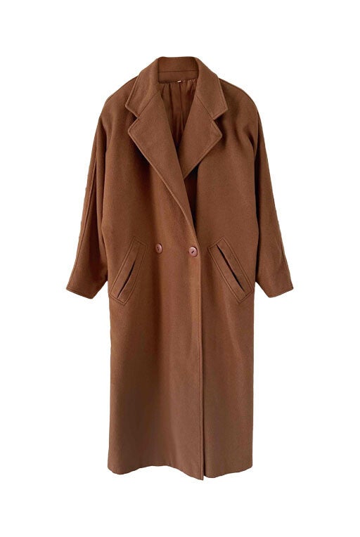 Wool and cashmere coat