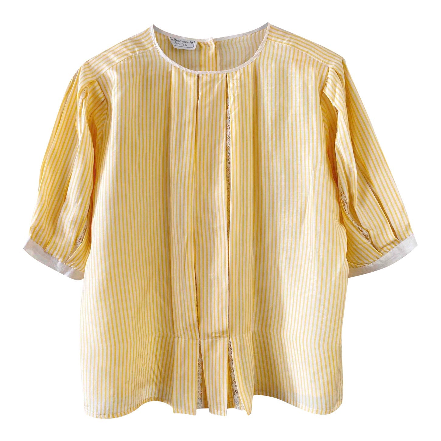 Silk and lace blouse