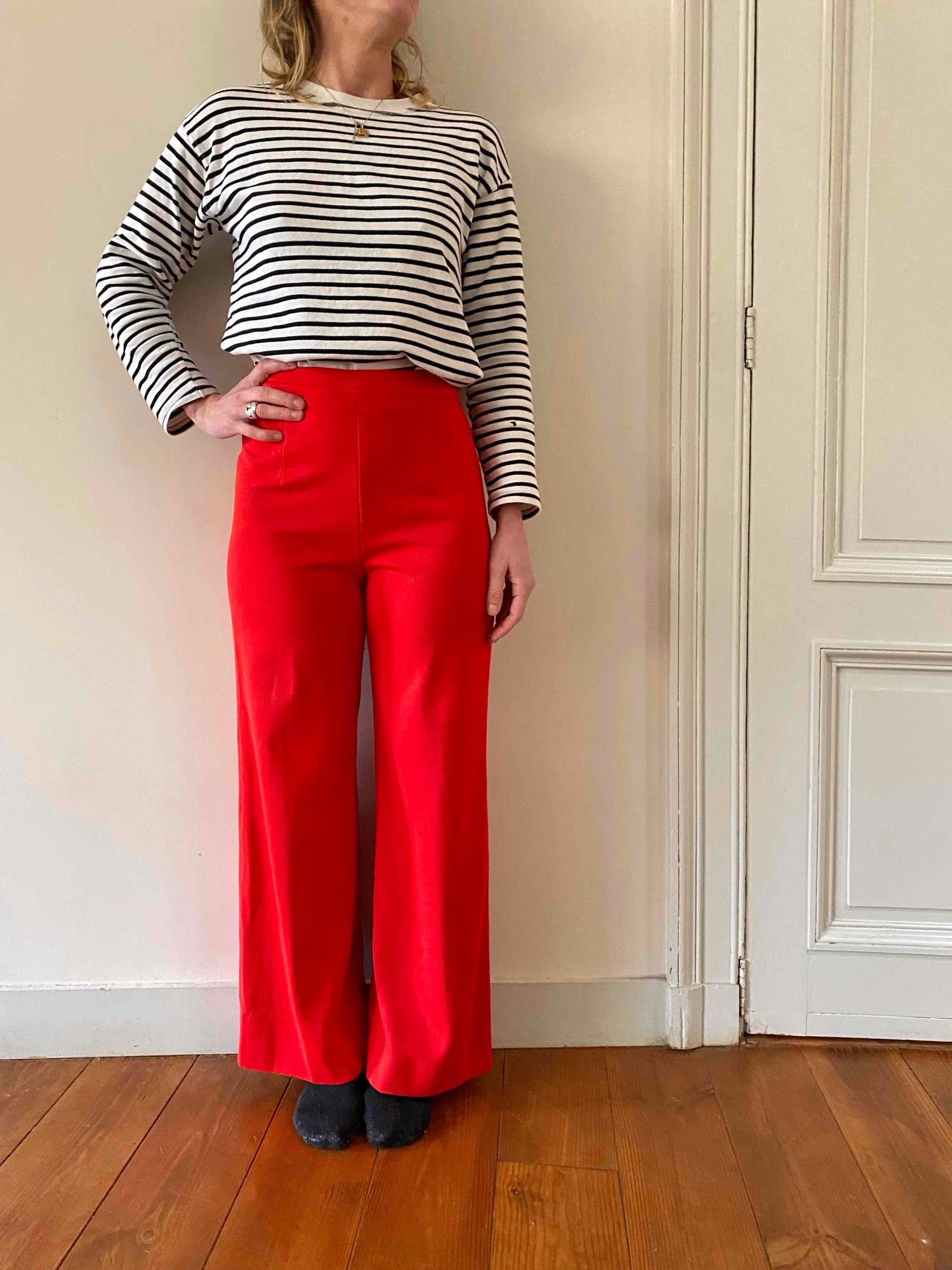 Flare en maille 90’s