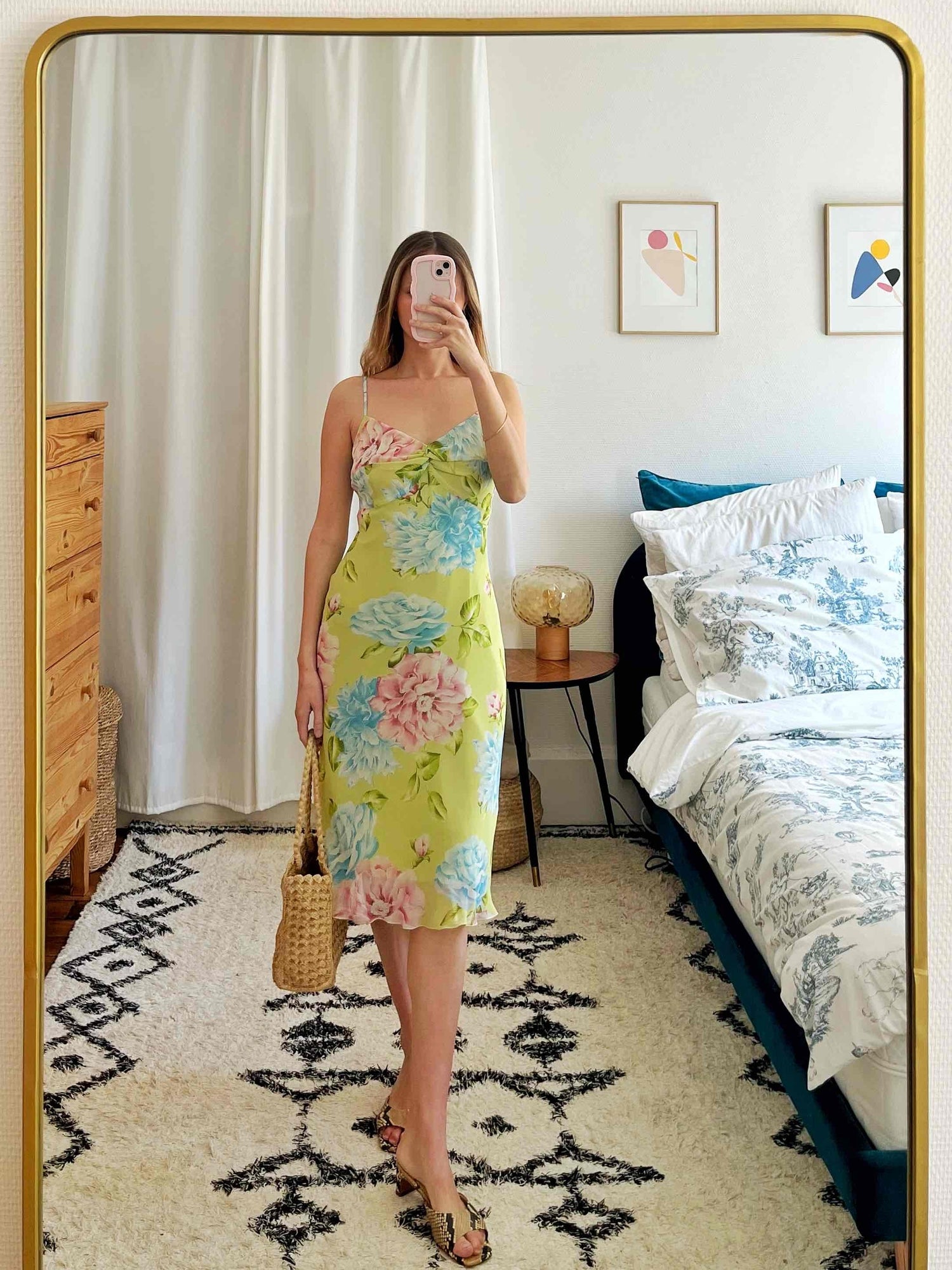Floral midi dress