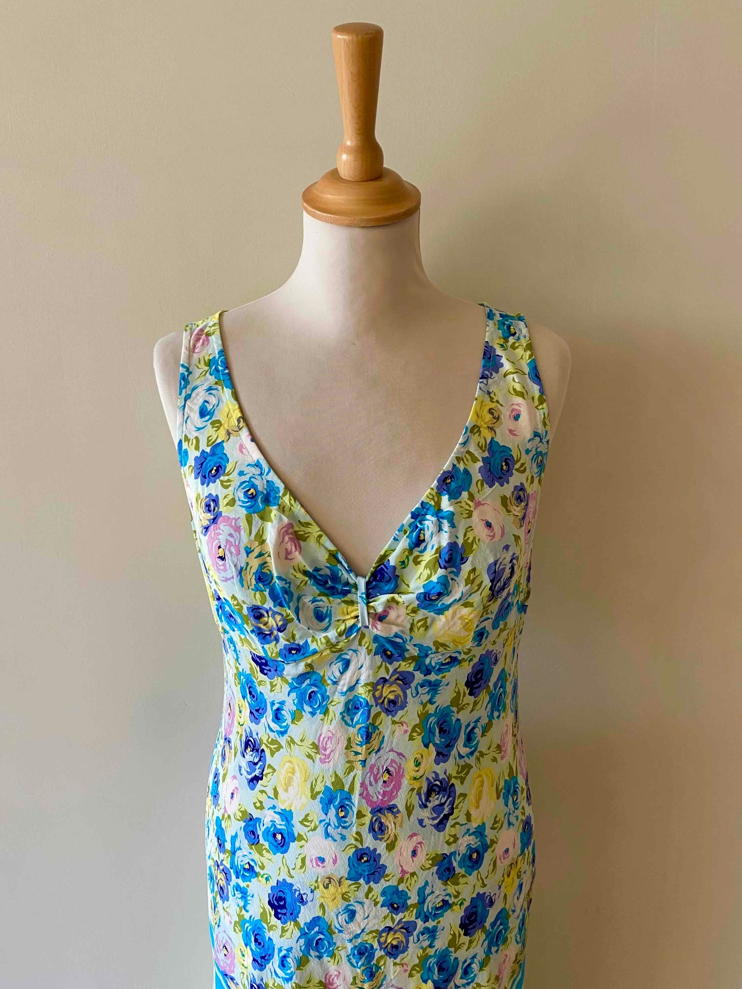 Robe patchwork en soie