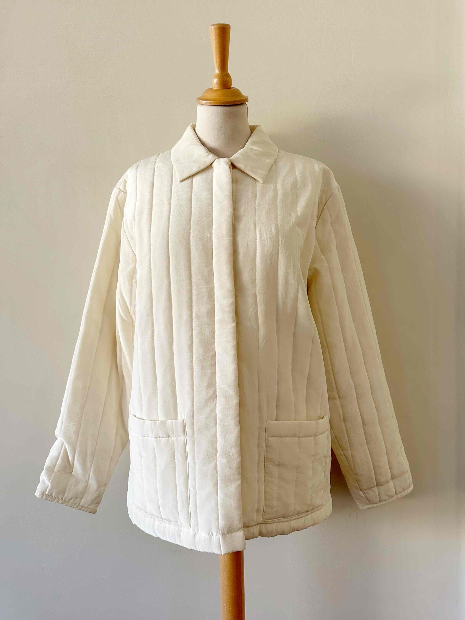 Veste matelassée en soie