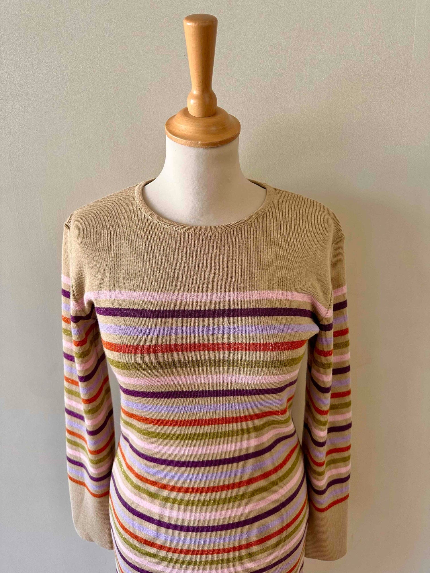 Dress in wool and lurex