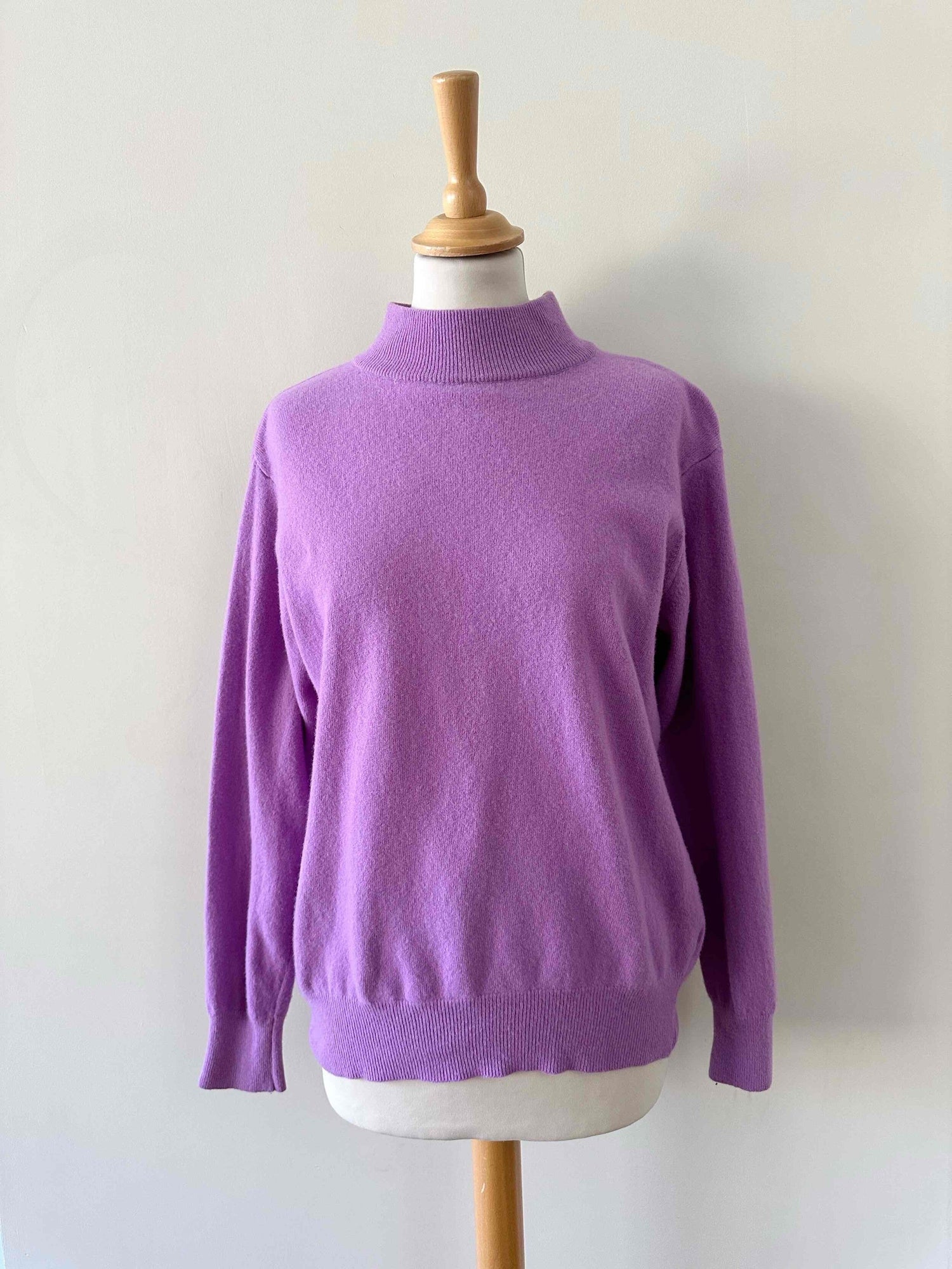 Wool turtleneck sweater