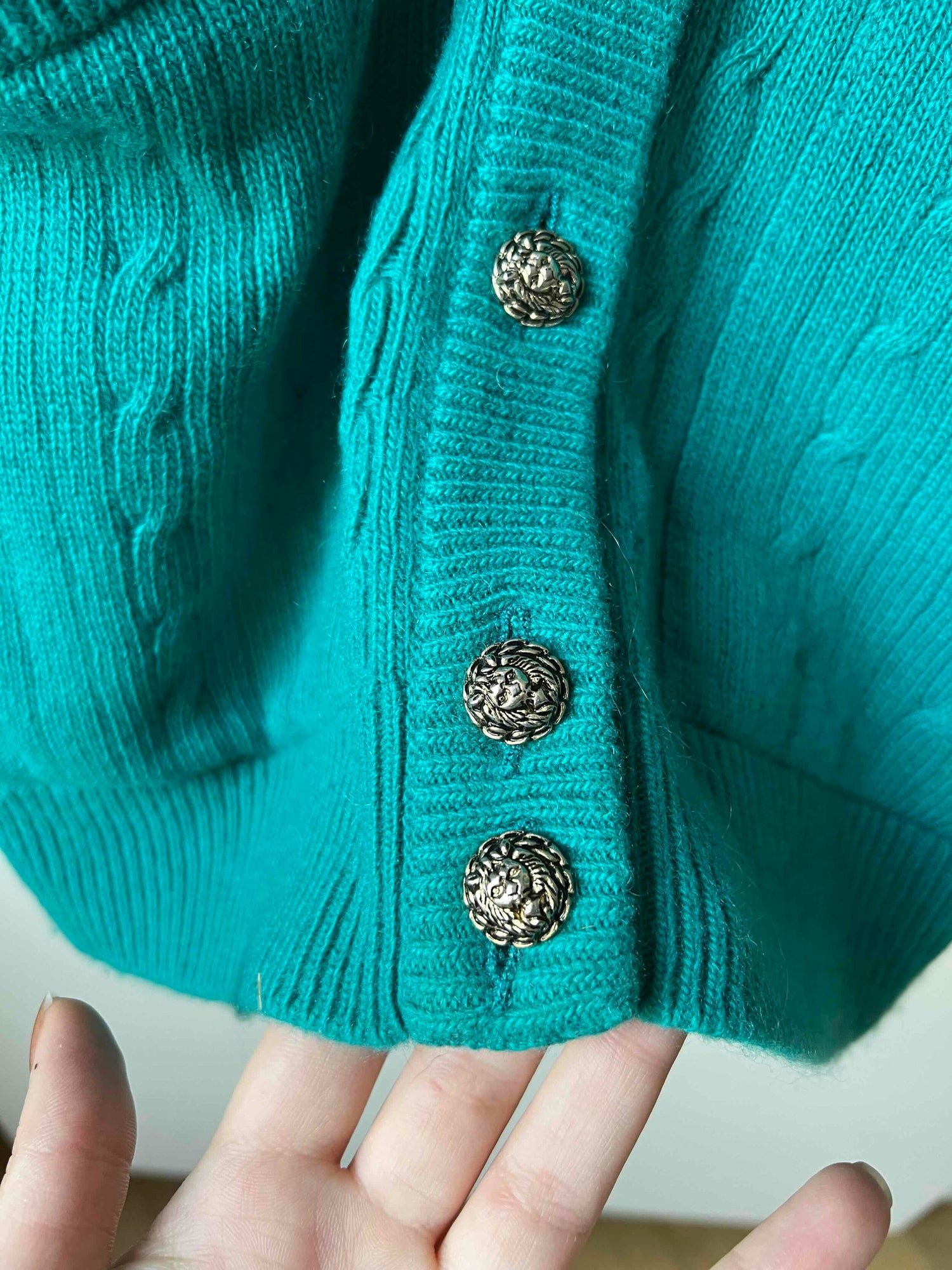 Long cashmere cardigan