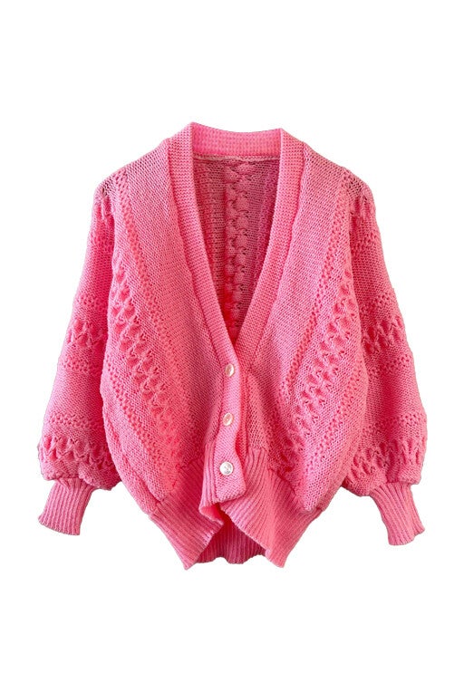 Crocheted cardigan