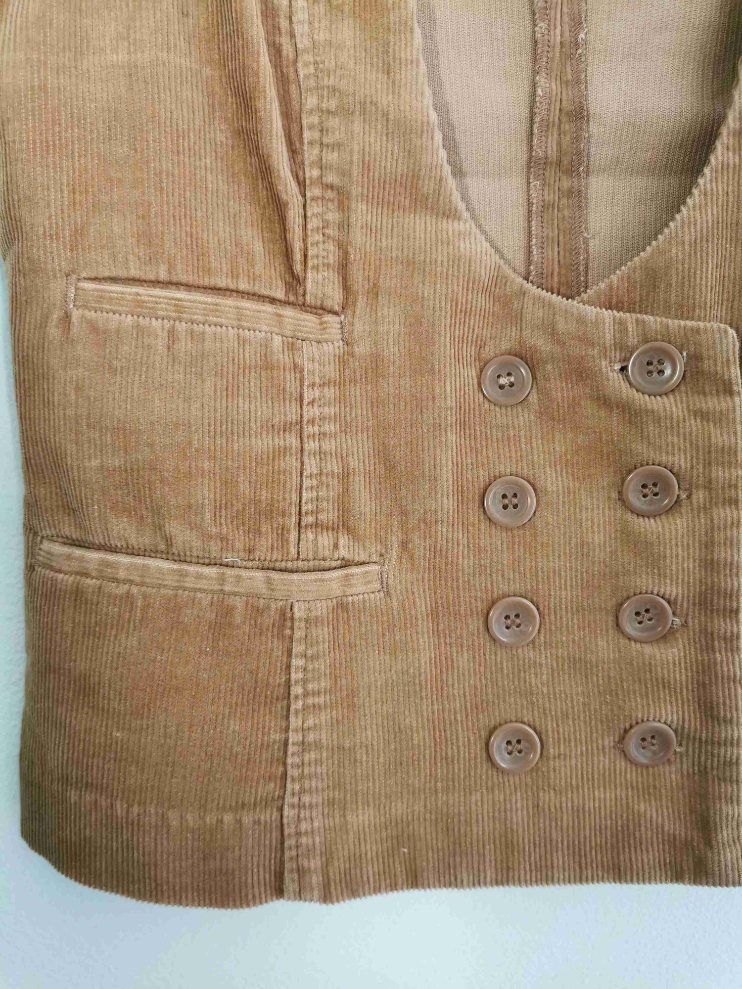 Gilet en velours côtelé