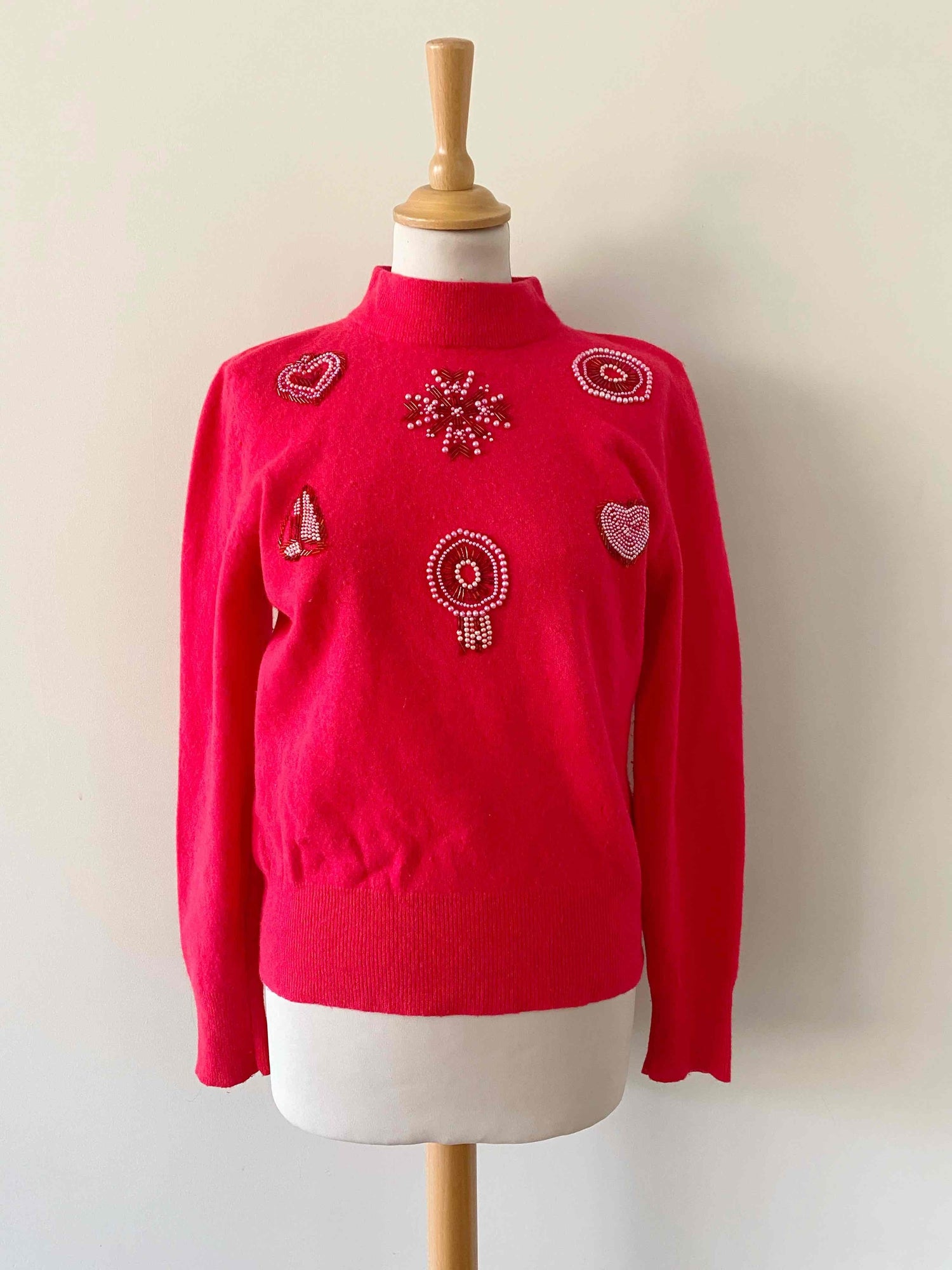 Embroidered sweater 90's