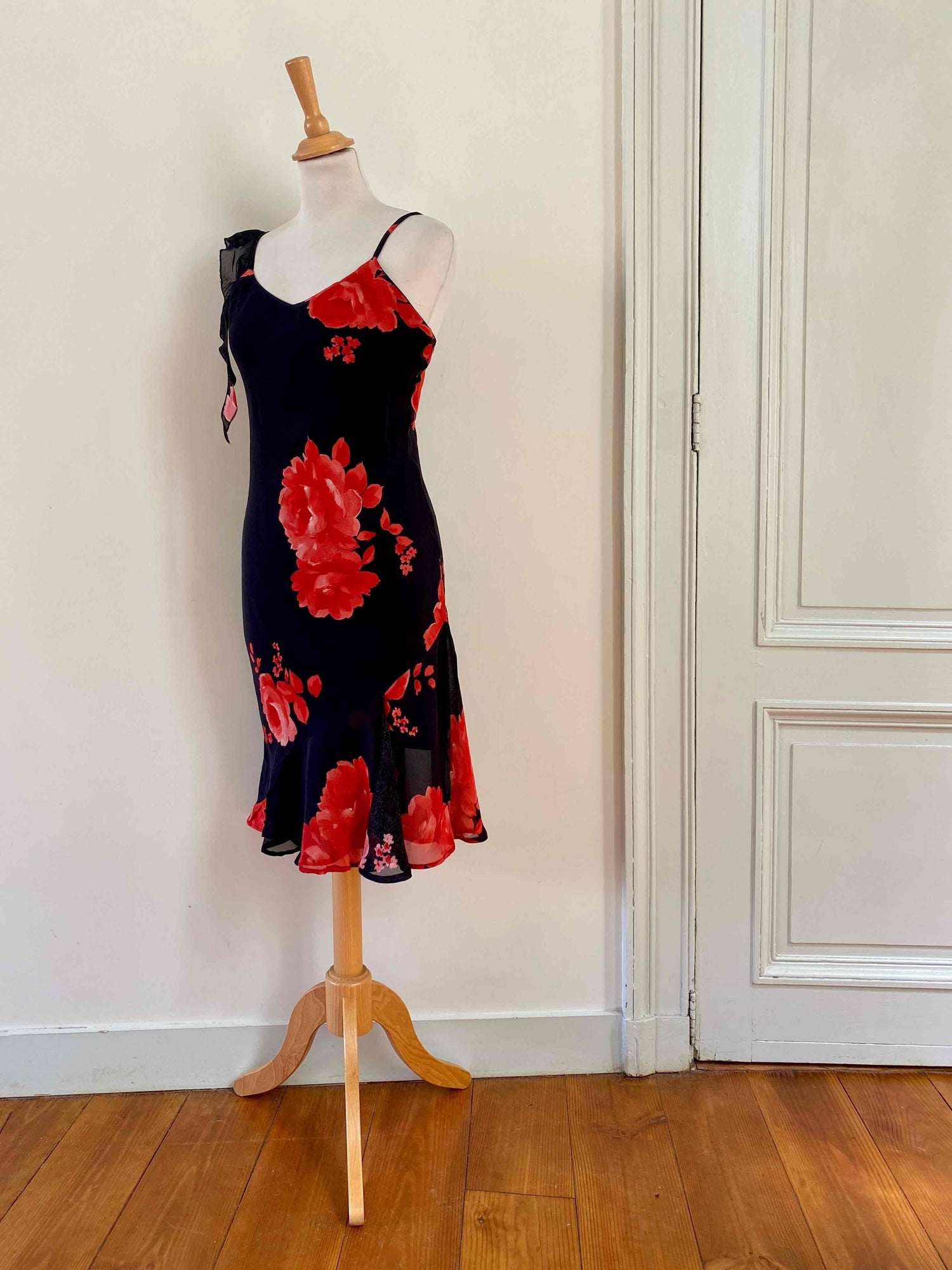 Robe nuisette à fleurs