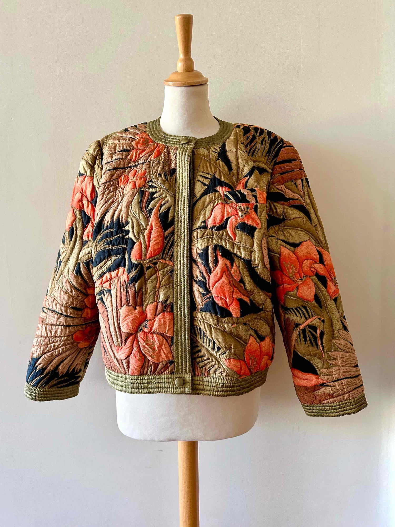 Veste matelassée en soie