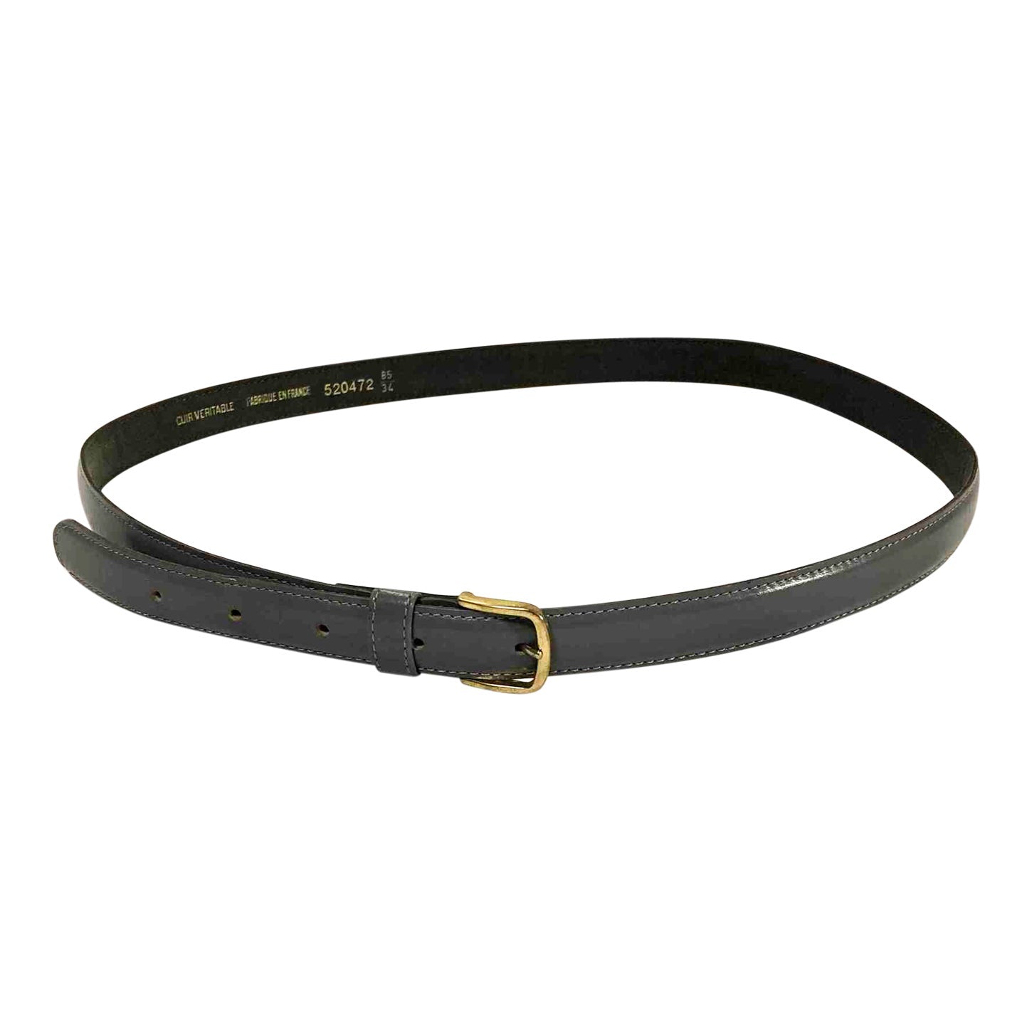 Ceinture fine en cuir
