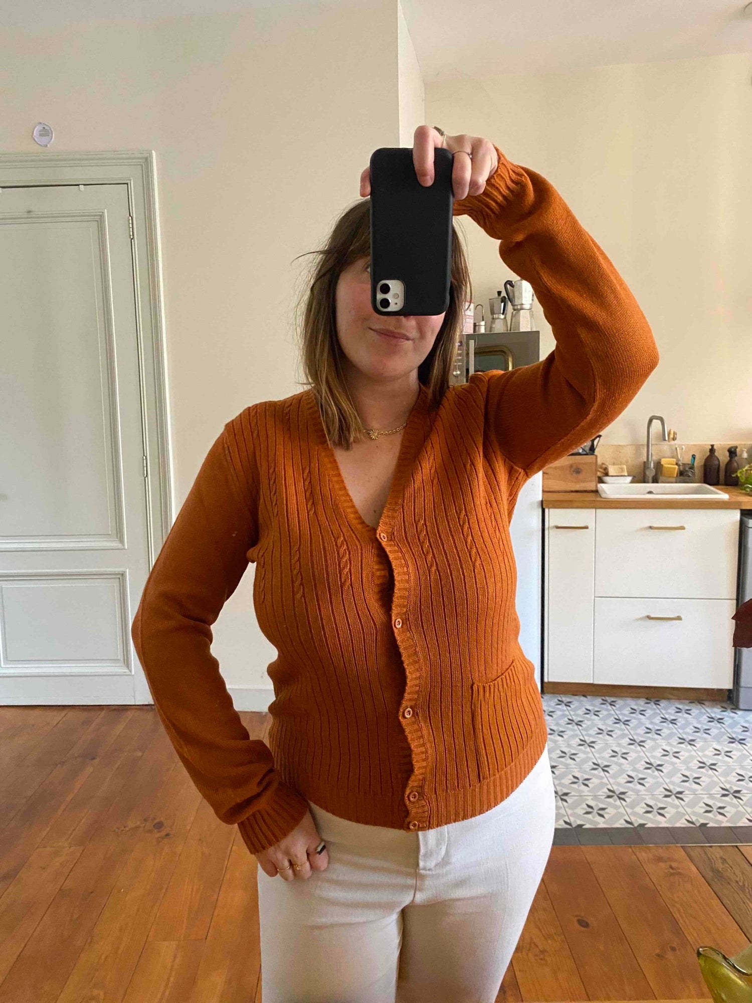 Courrèges wool cardigan