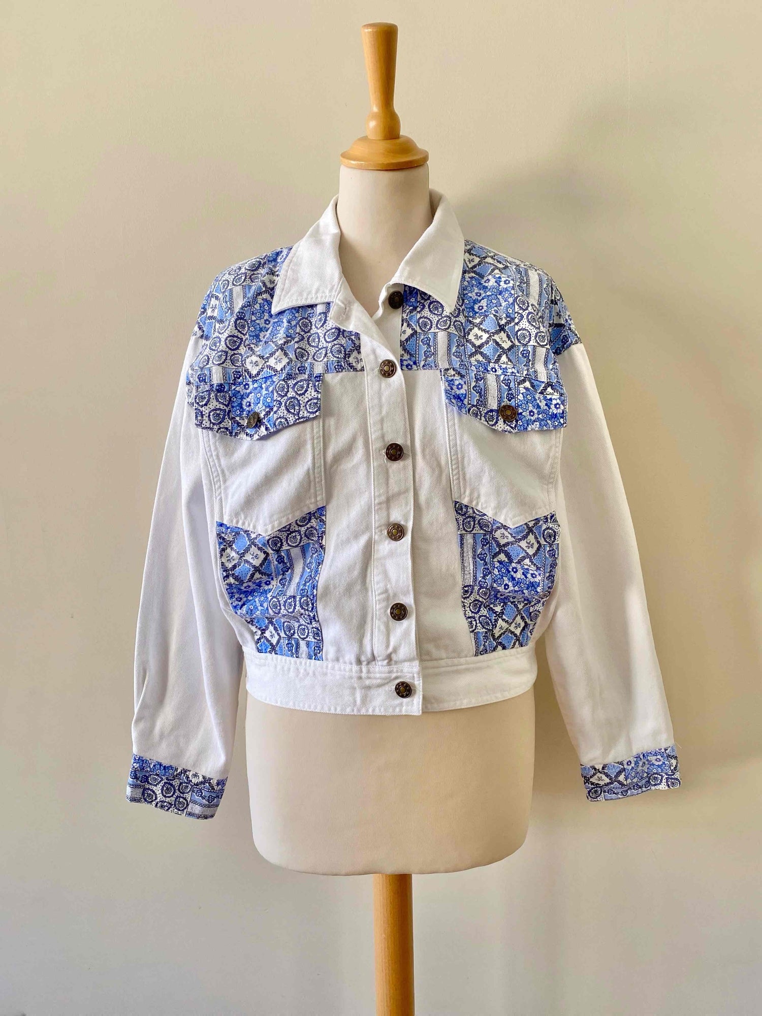 Veste en jean provençale