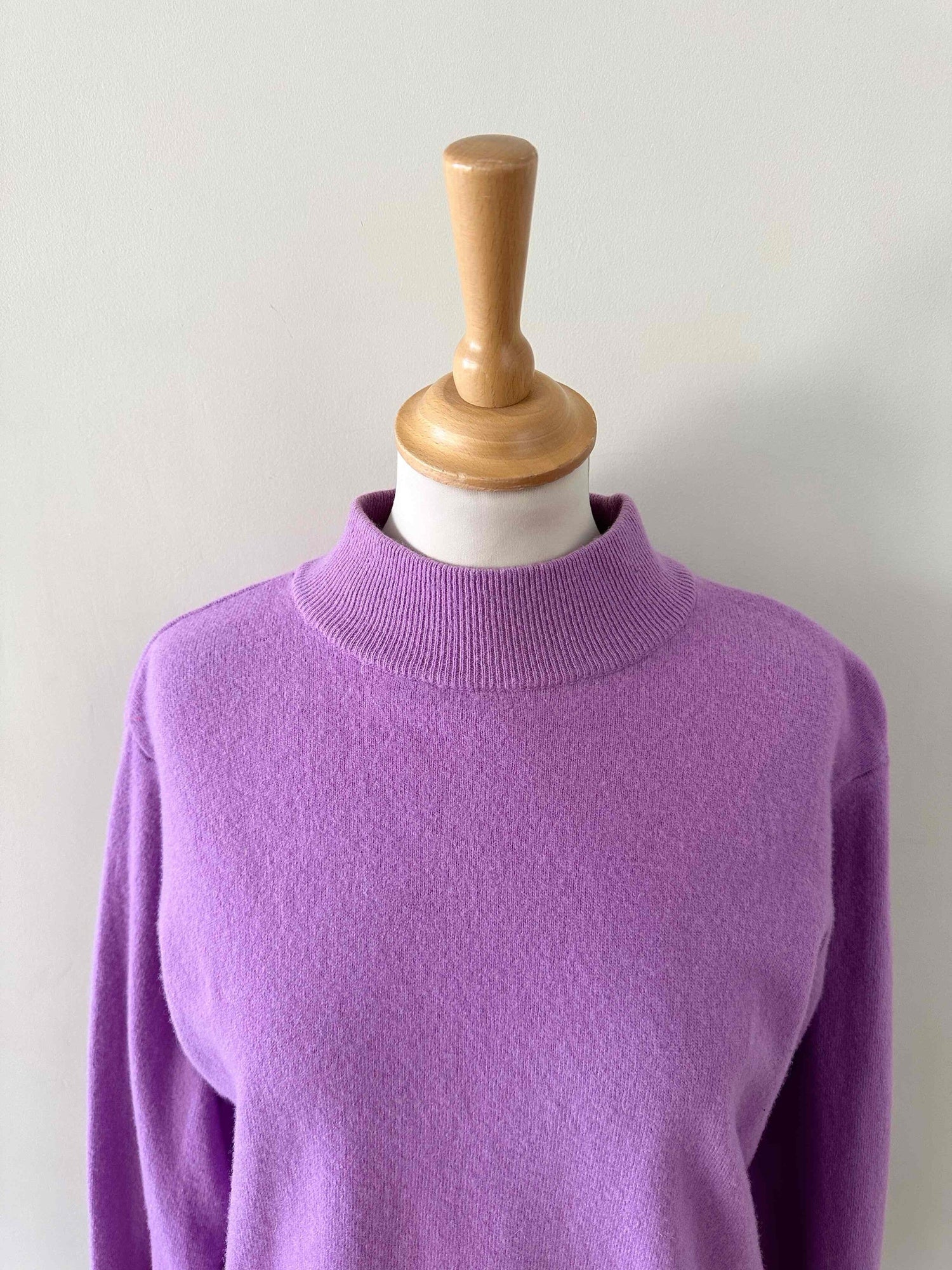 Wool turtleneck sweater