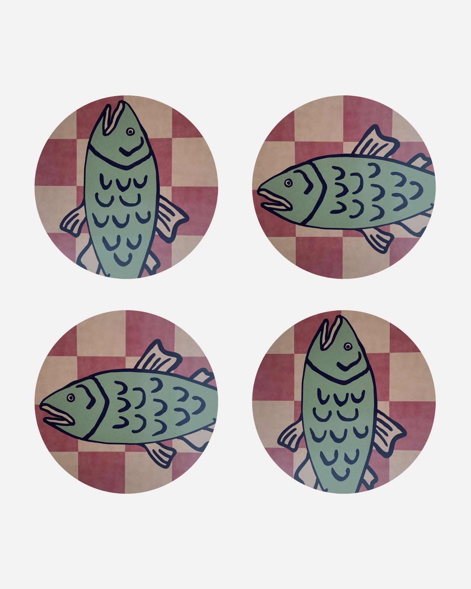 Set of 4 Poisson Coasters