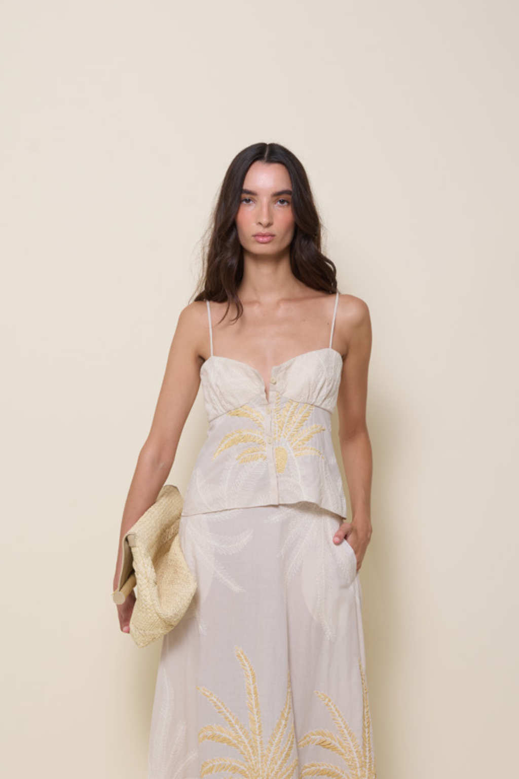 Compas Y Palmas Top - Johanna Ortiz