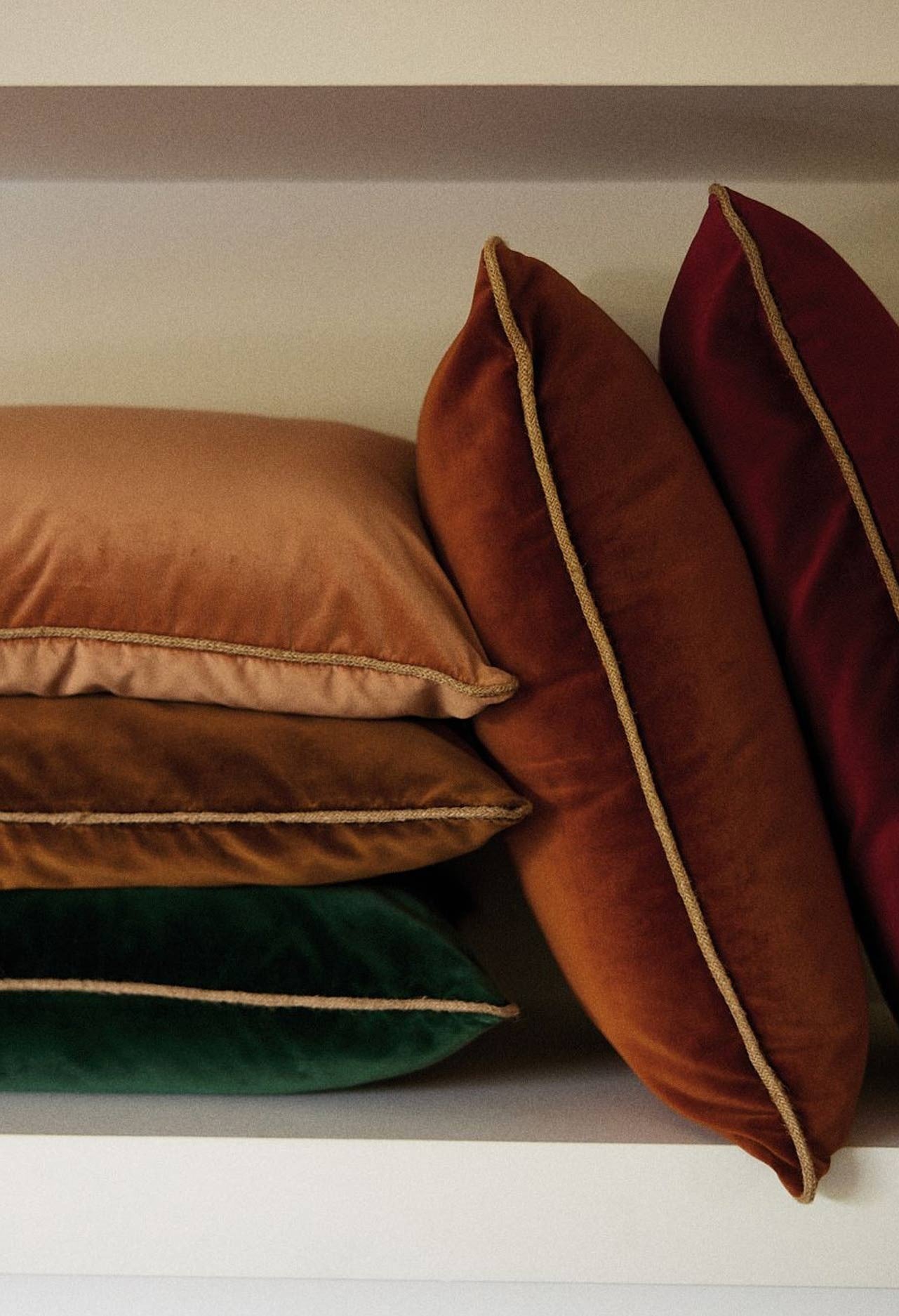 Housse De Coussin Antigua Pourpre 40 X 65 Cm