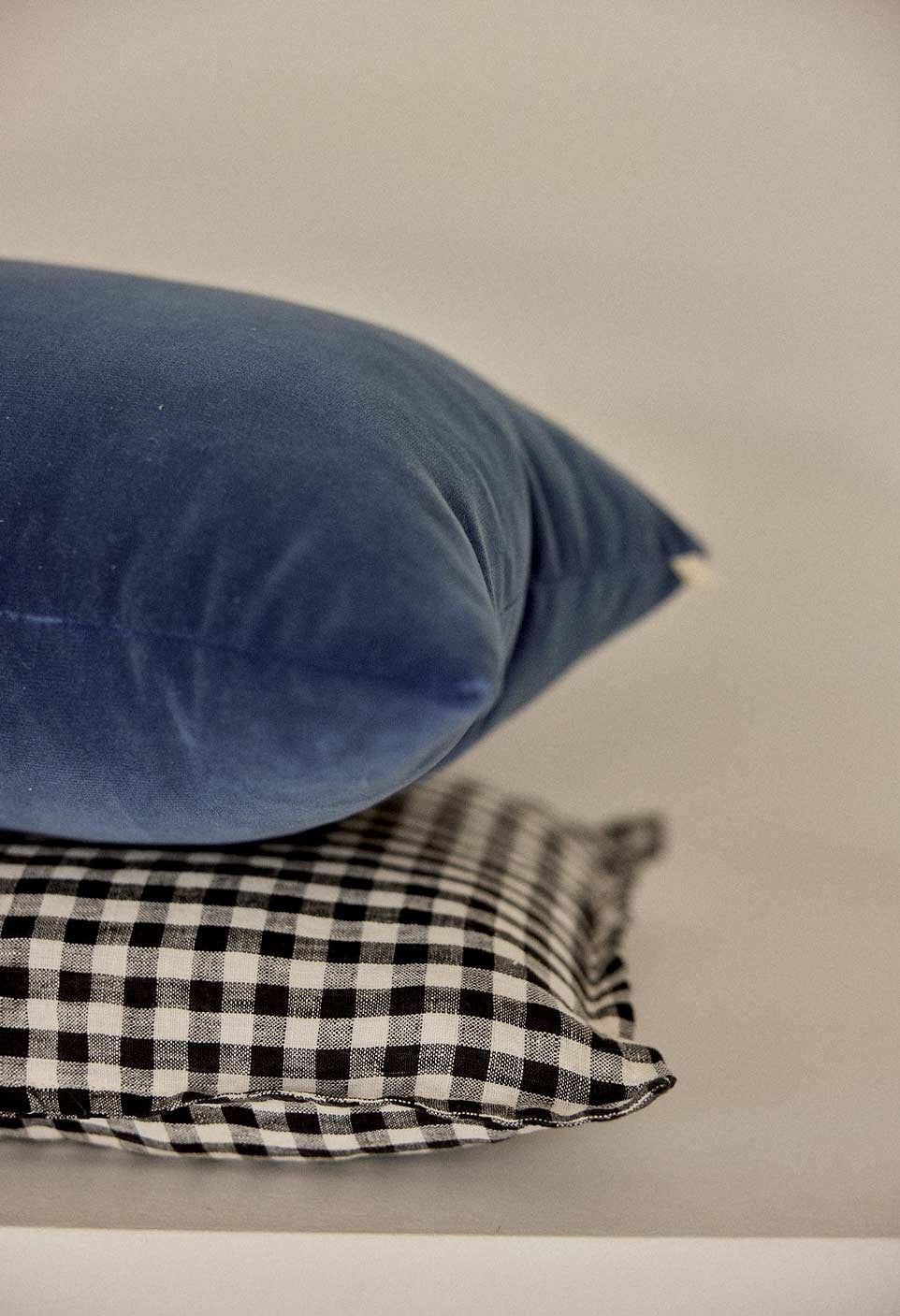 Housse De Coussin Argentine Indigo 30 X 50 Cm