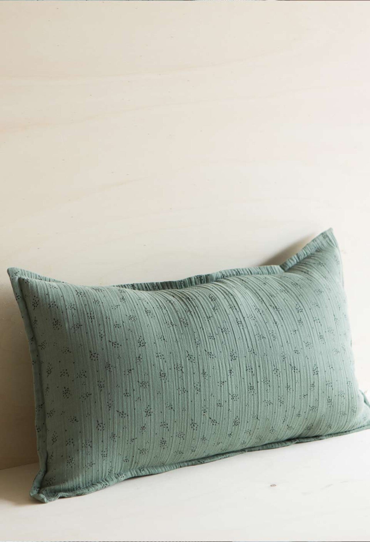 Housse De Coussin Étincelle Eucalyptus 30 X 50 Cm