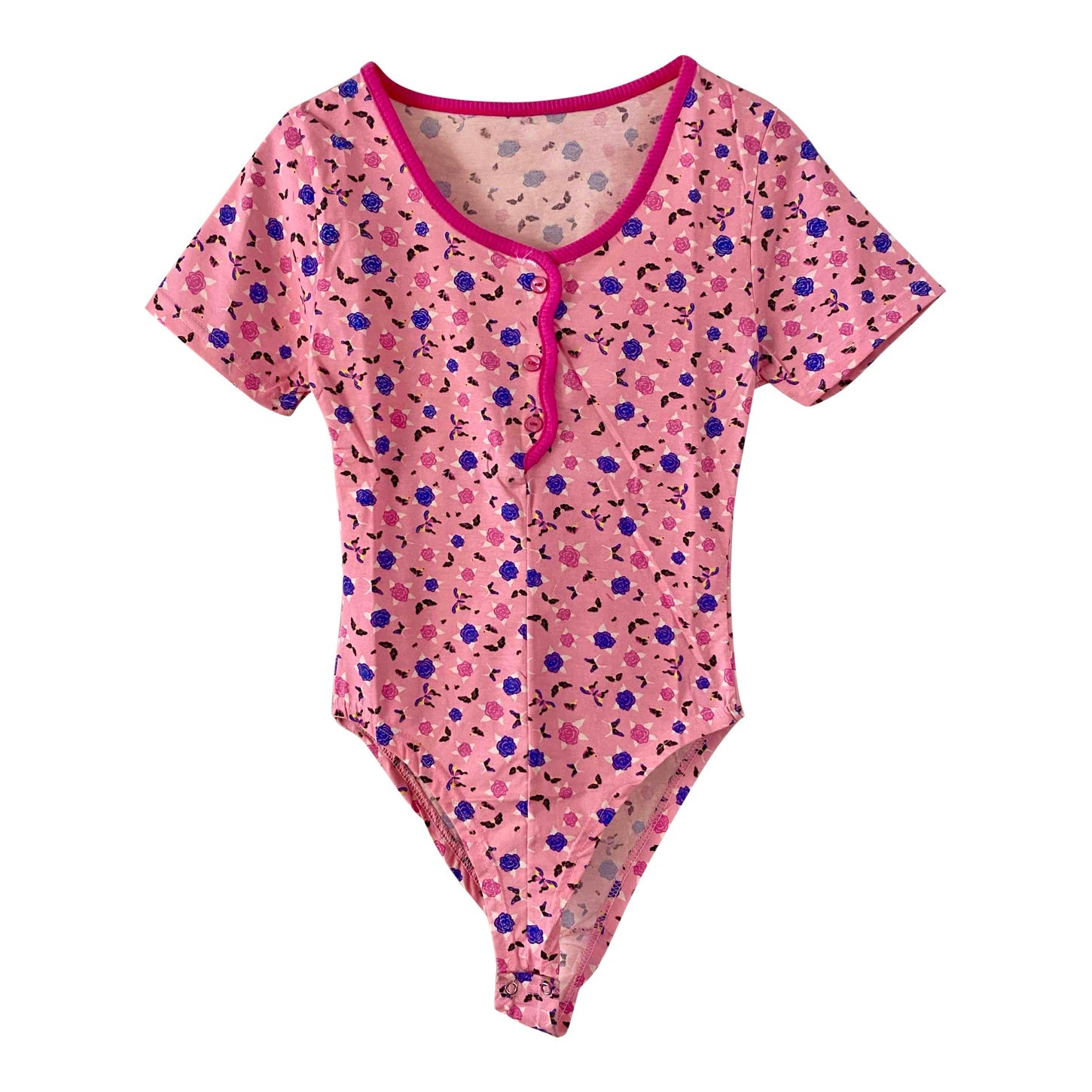 Body with flowers and butterflies