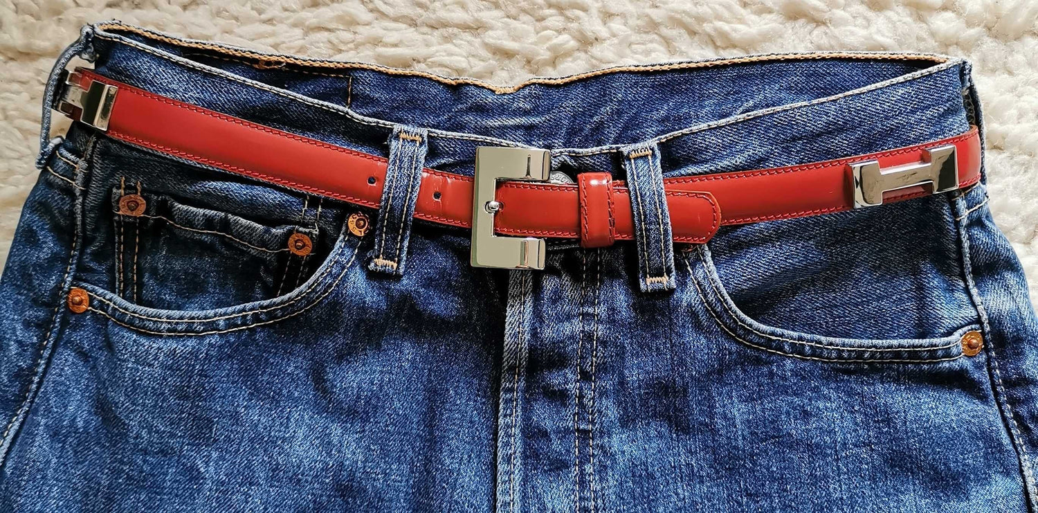 Leather belt