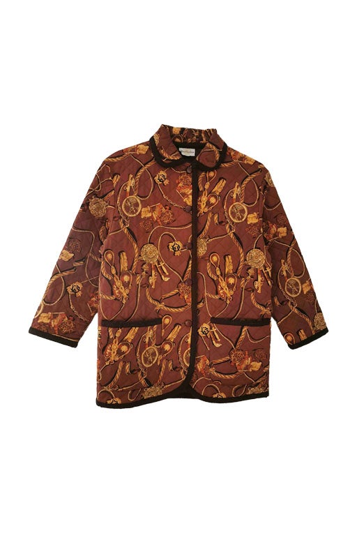 Veste matelassée en soie