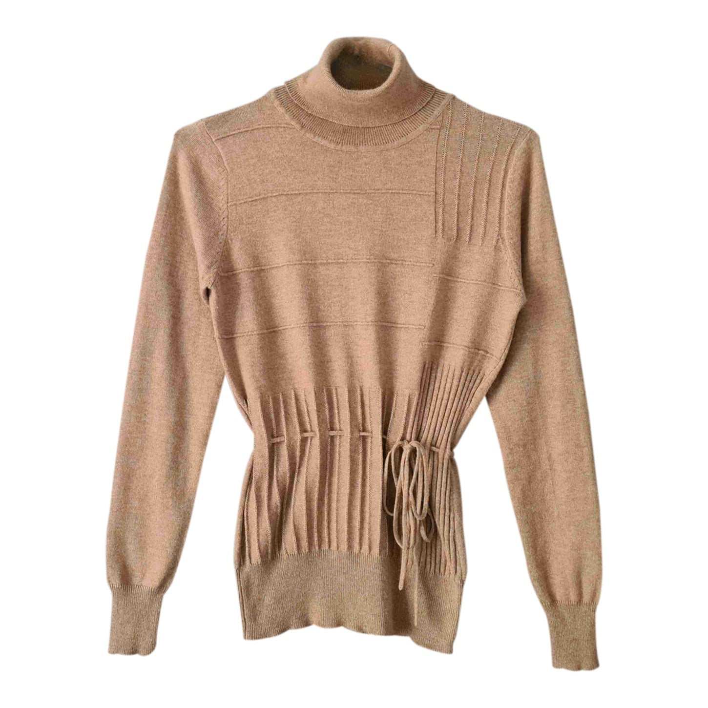 Col roulé en maille