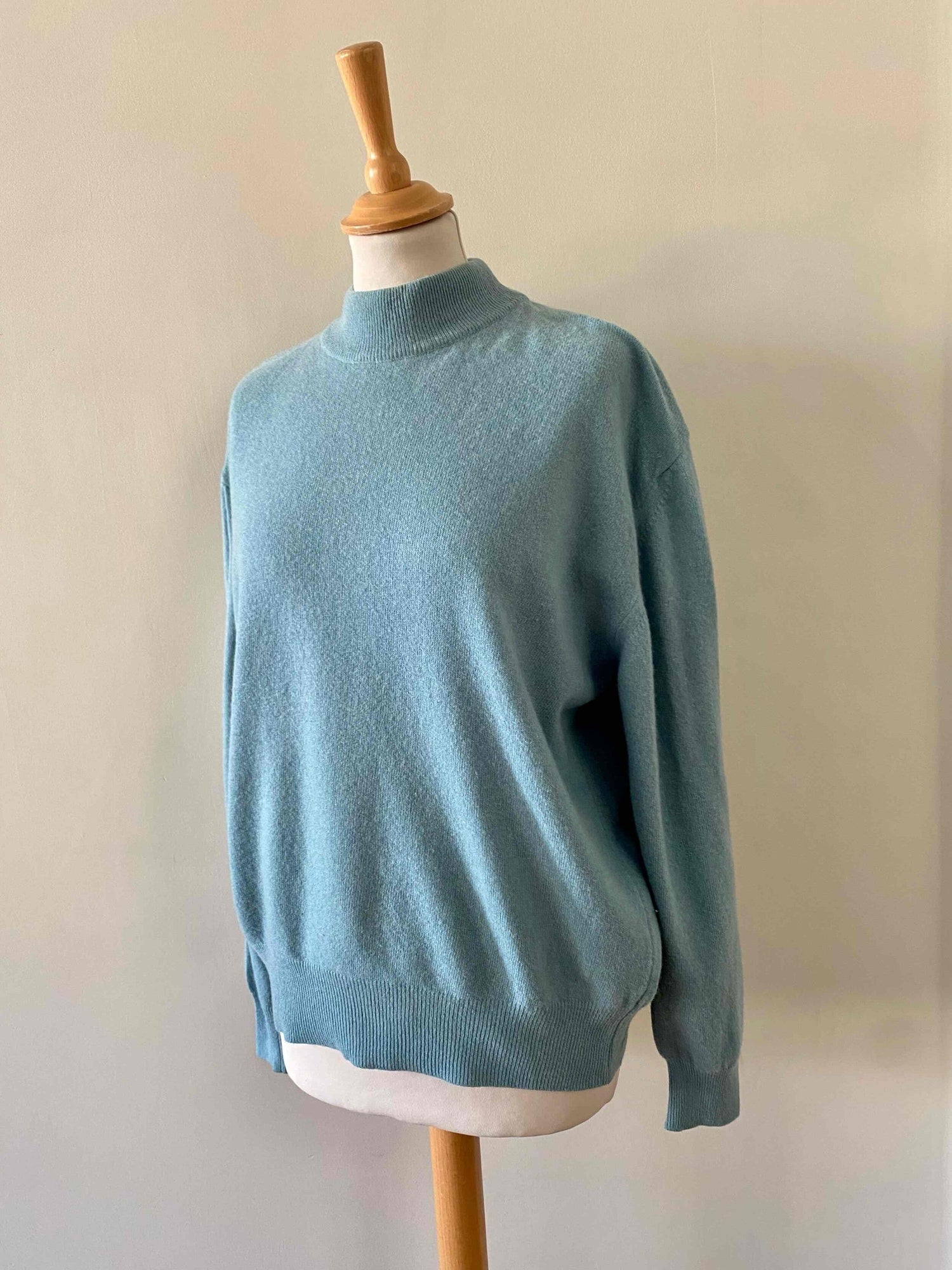 Wool turtleneck sweater