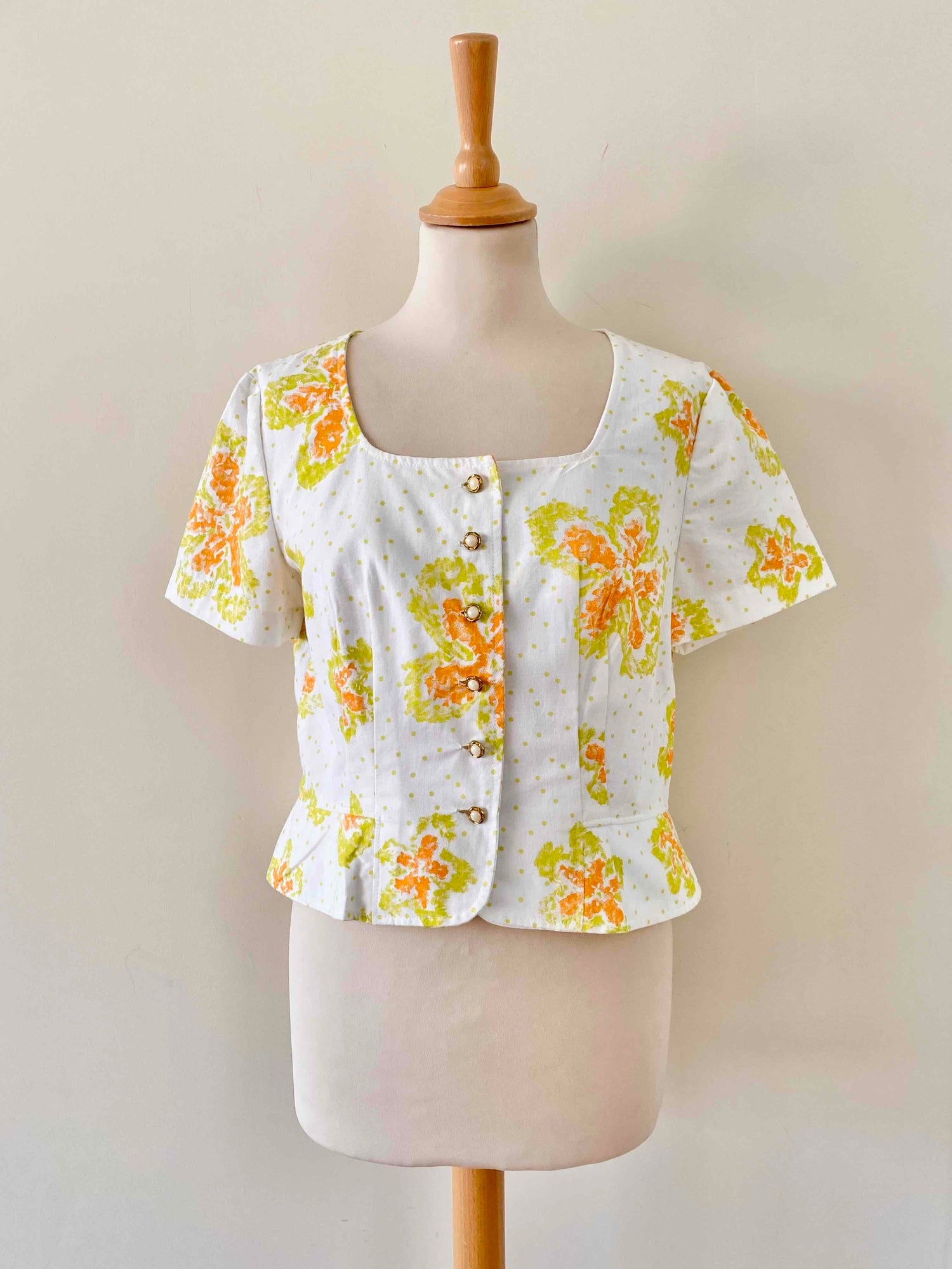 Blouse à fleurs
