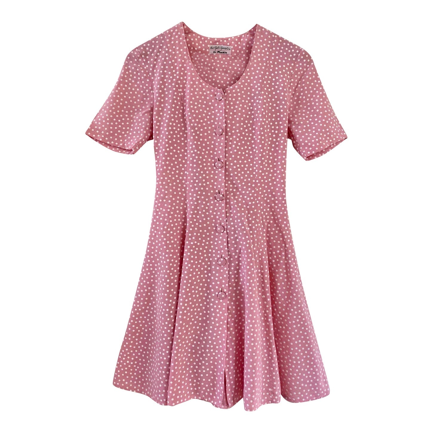 Polka dot mini dress