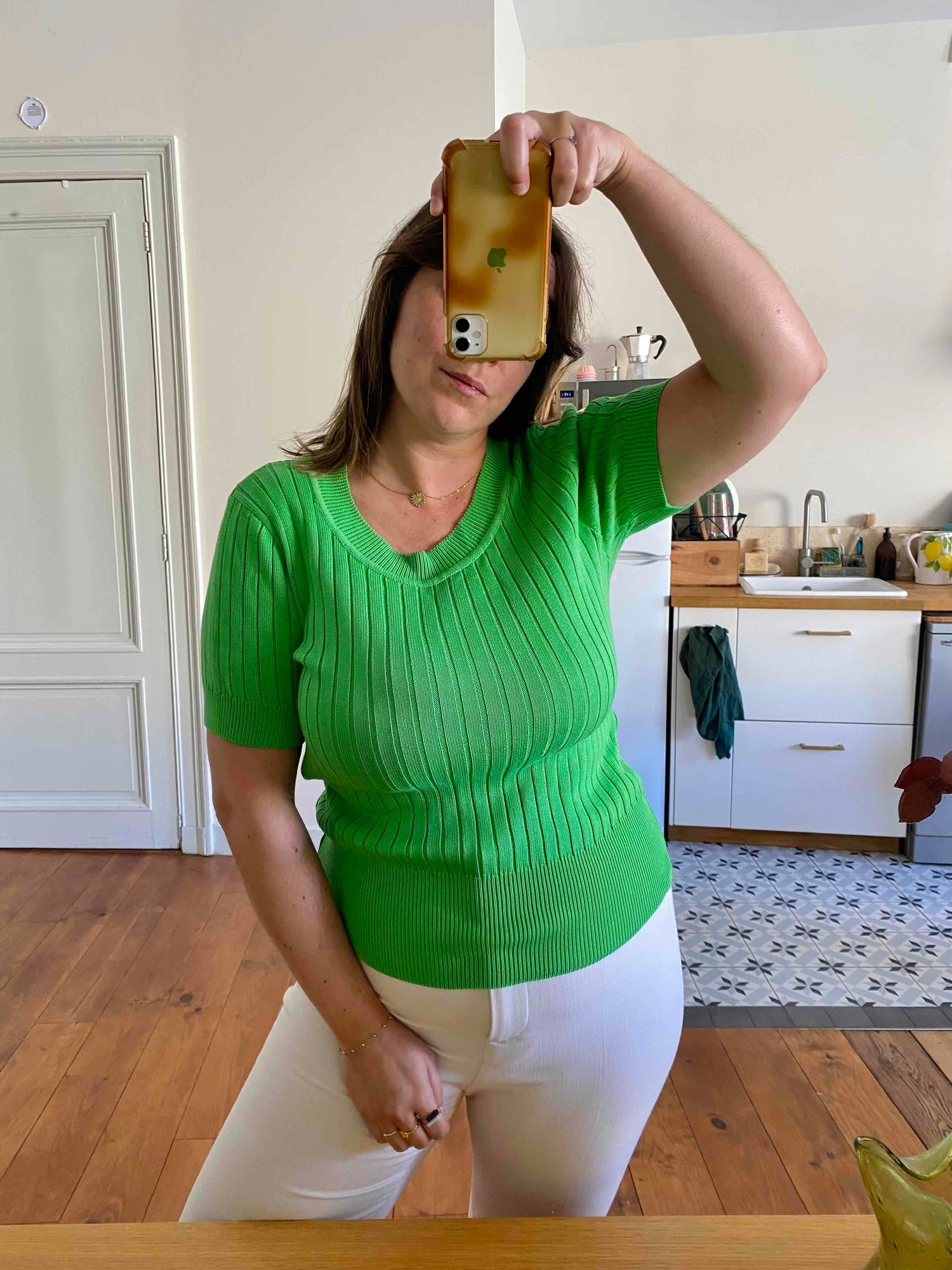 Top côtelé Yves Saint Laurent