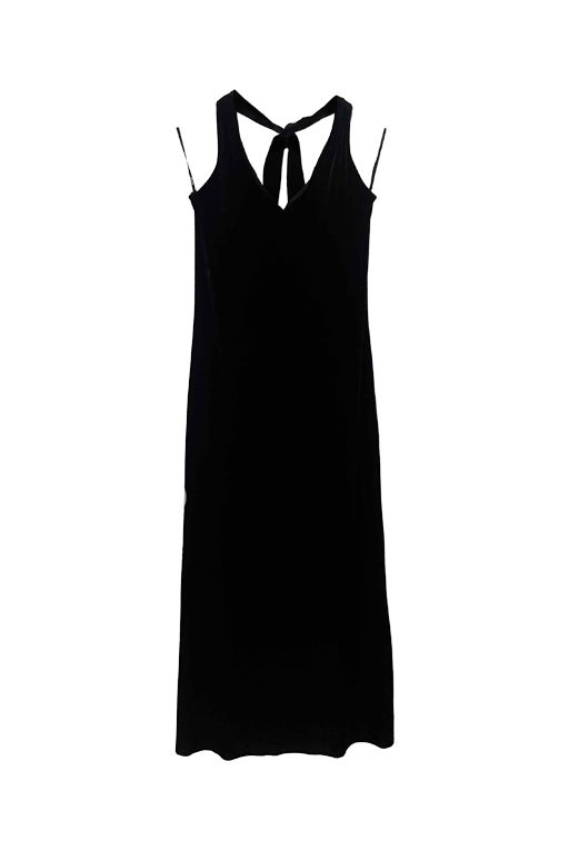 Long velvet dress