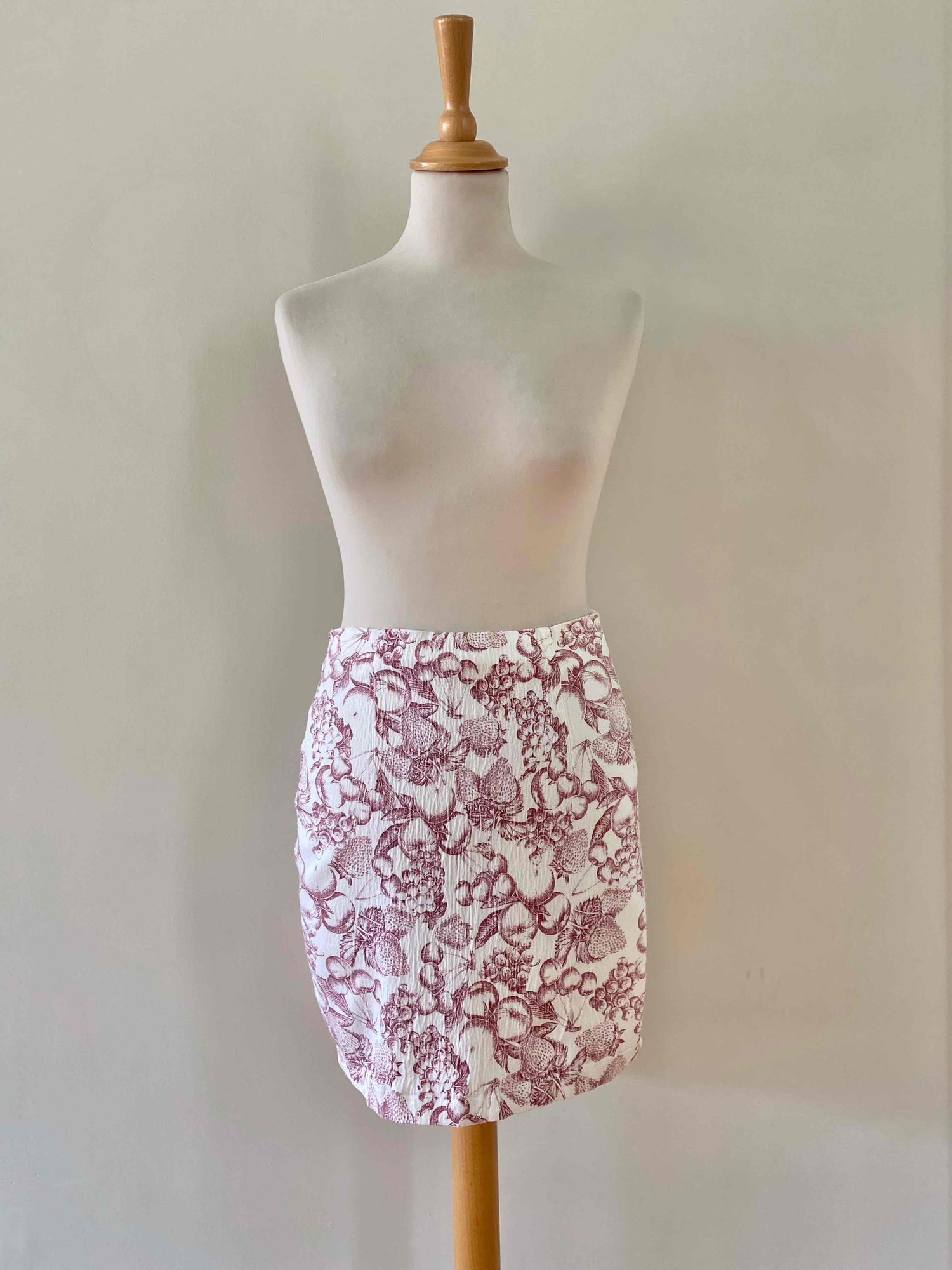 Cotton mini skirt