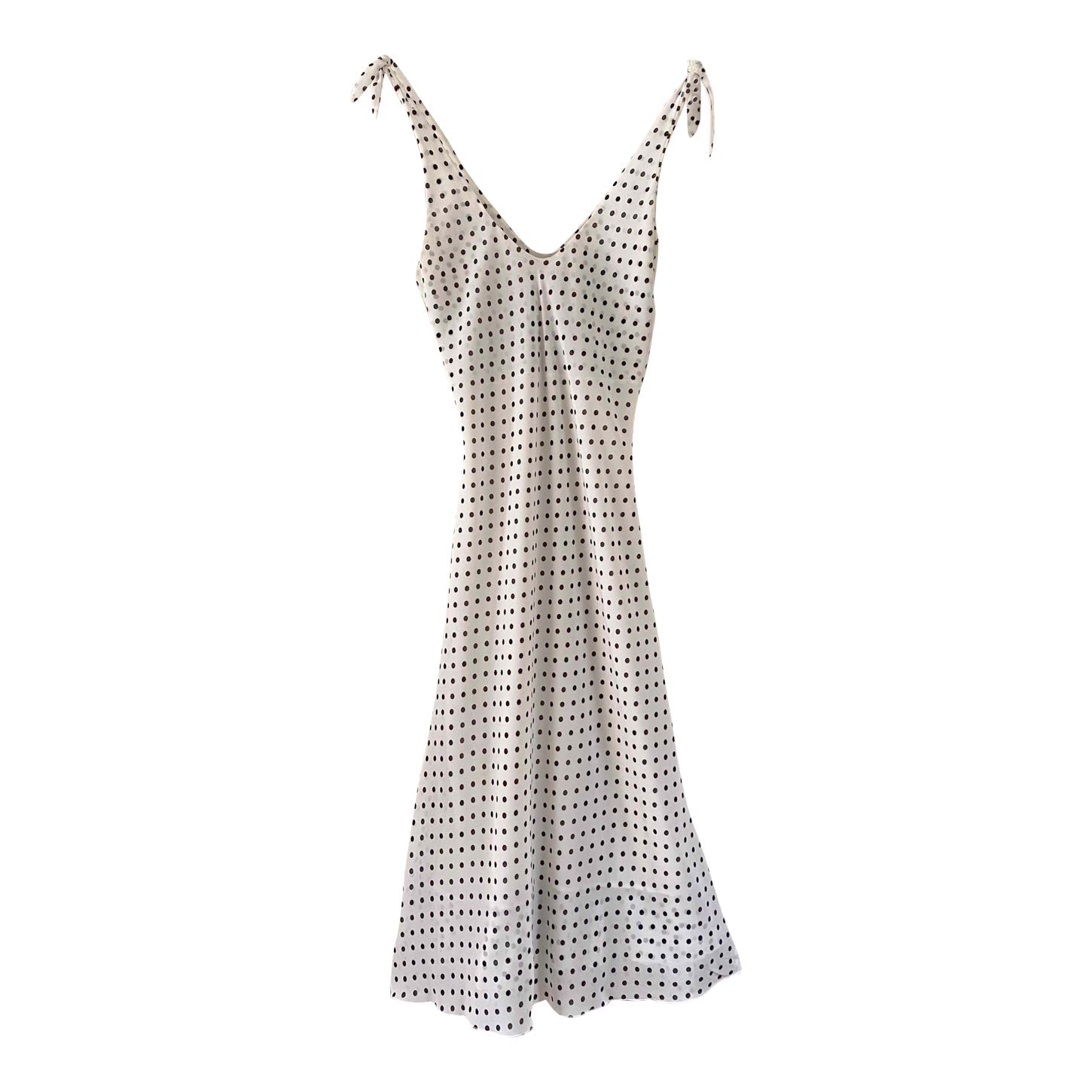 Polka dot midi dress