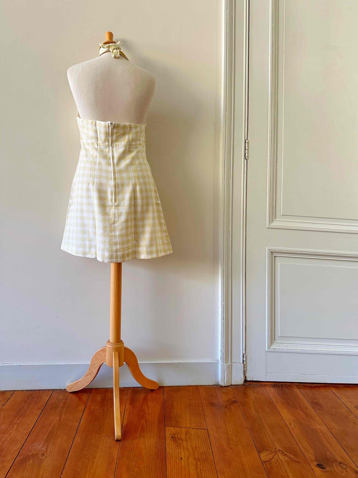 Mini linen dress