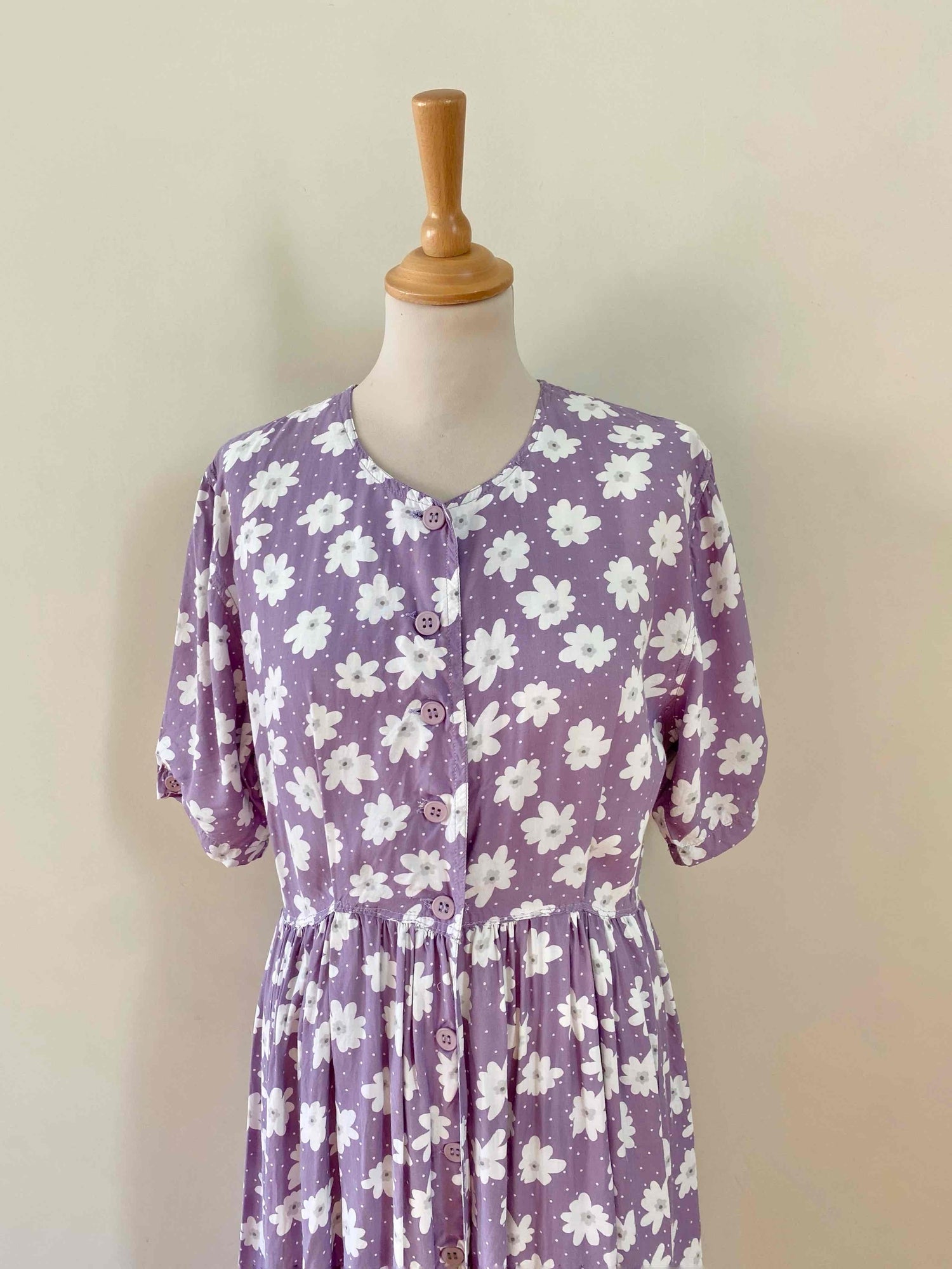 80's button-up dress