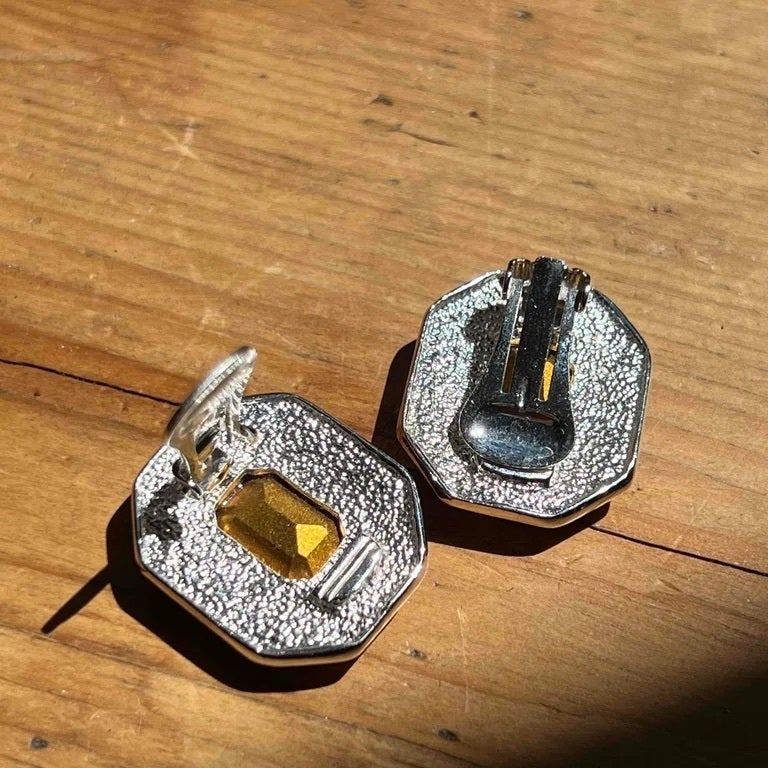 80's clip-on earrings