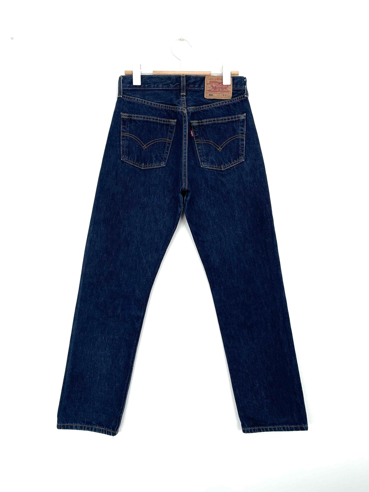 Levi's 501 jeans, waist 29, length 30.