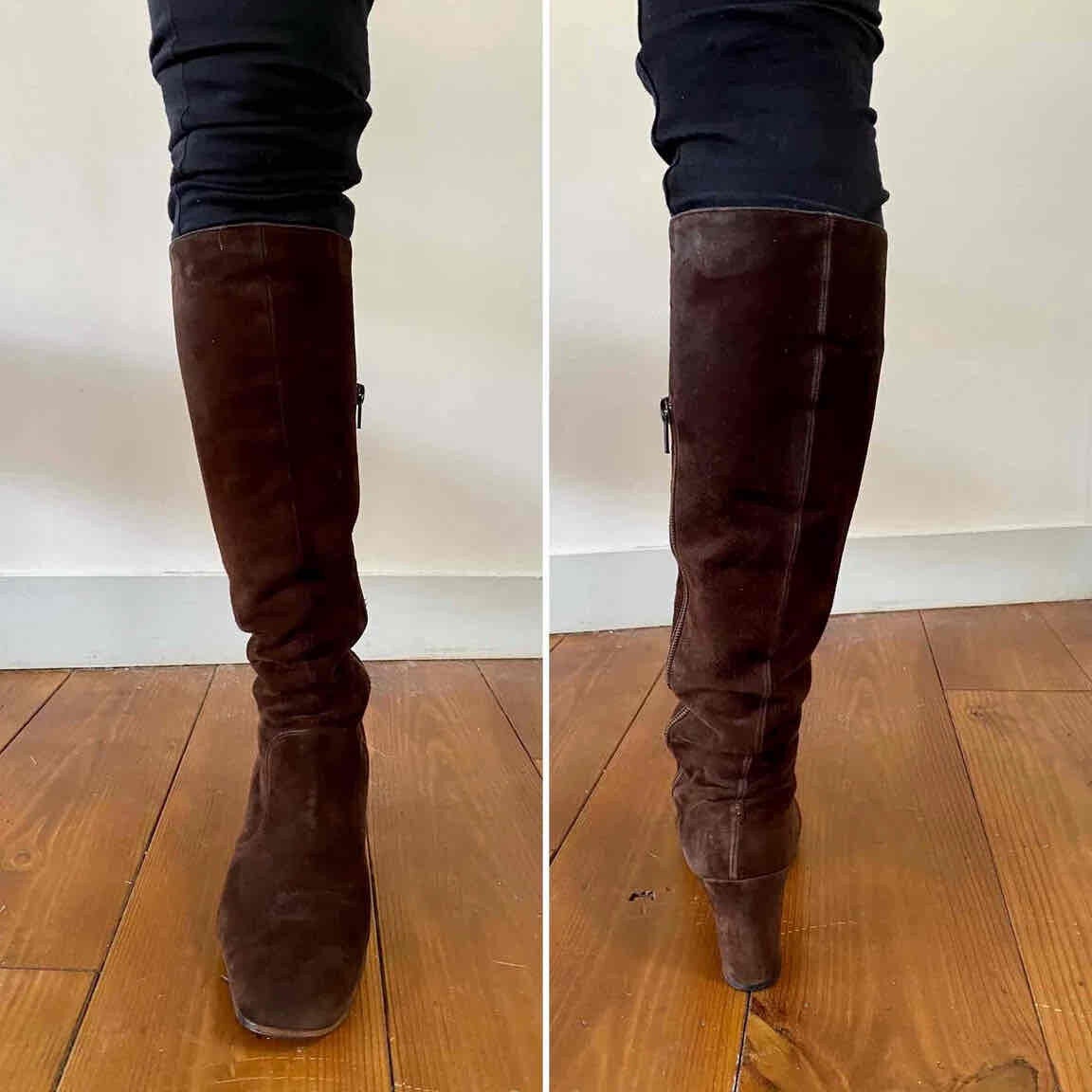 Charles Jourdan suede boots