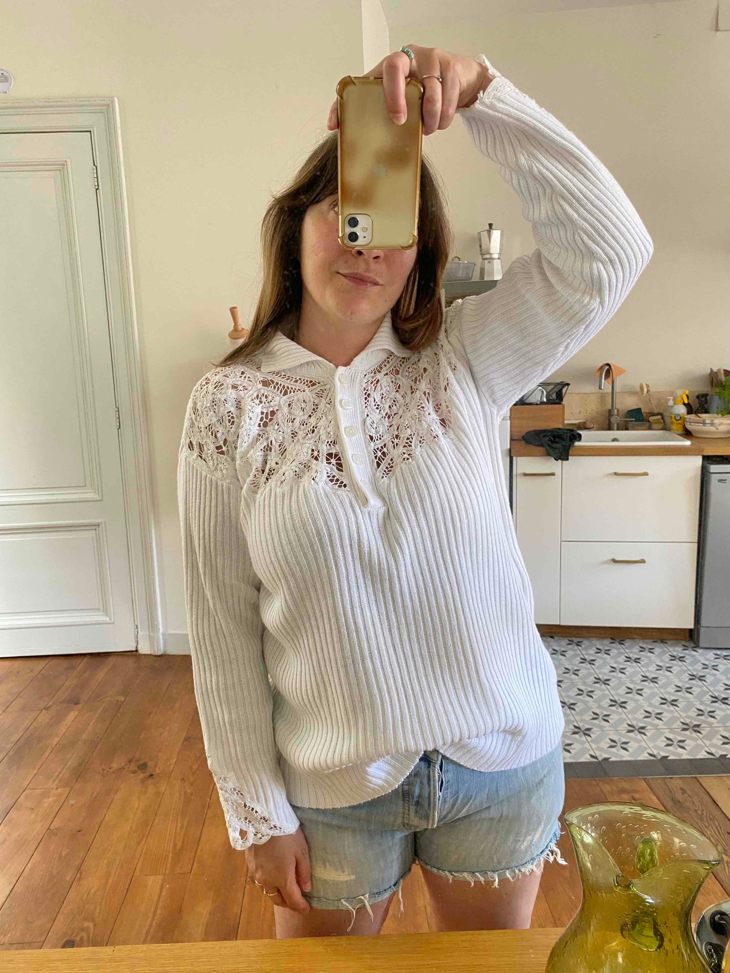 Polo brodée