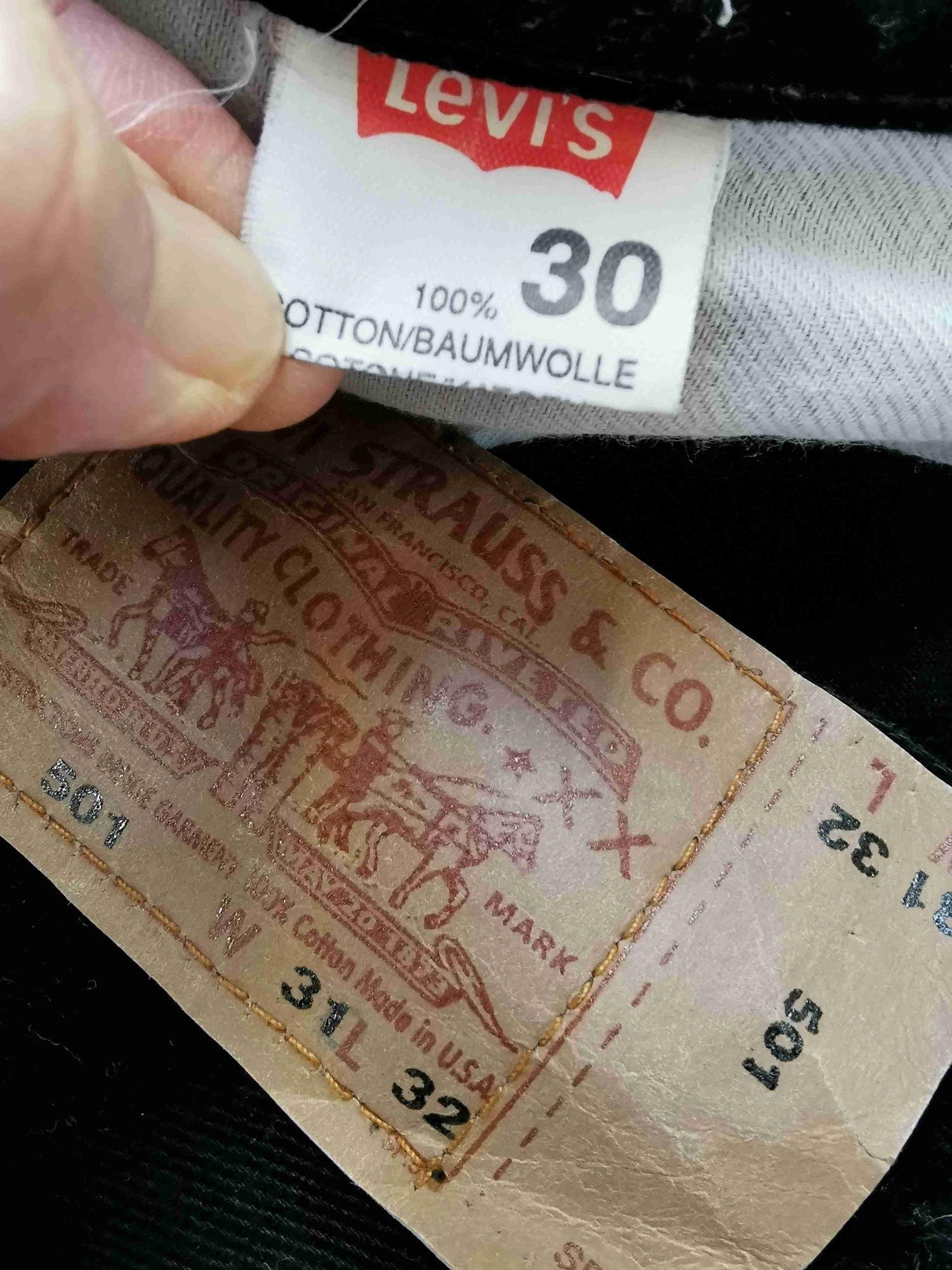 Jean Levi's 501 W31L32