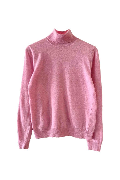 Wool turtleneck sweater